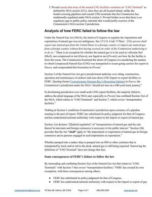 [Analysis of how FERC failed to follow the law]