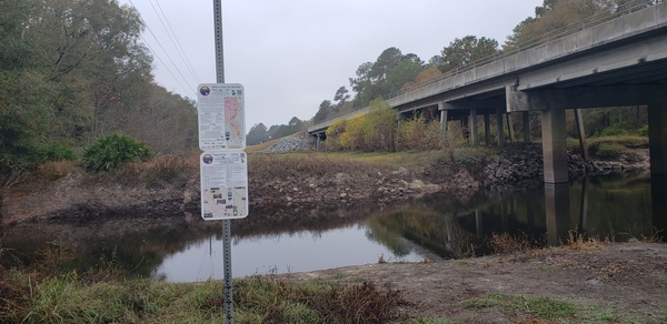 Hagan Bridge Landing, Withlacoochee River @ GA 122 2021-12-03