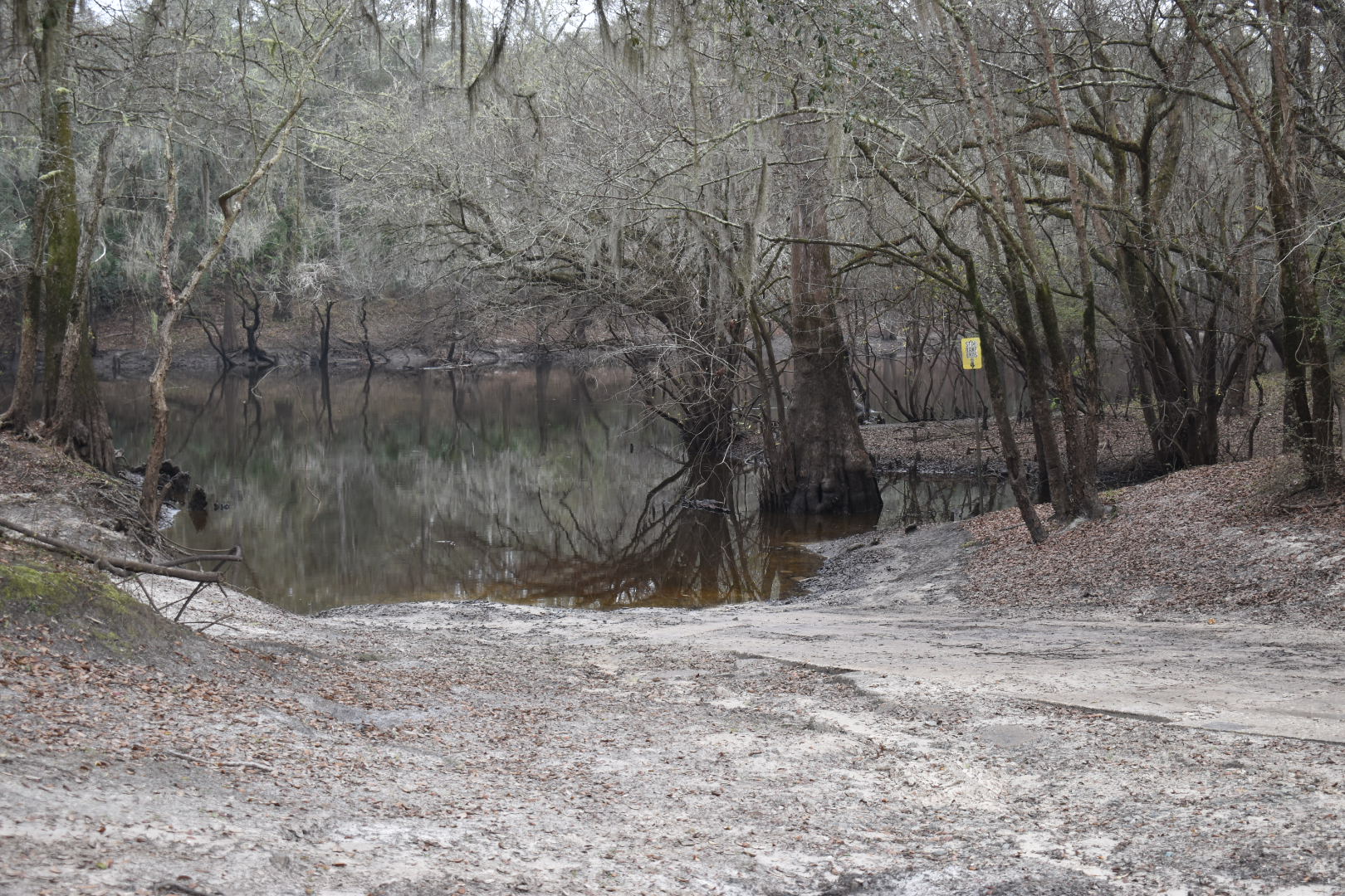 Knights Ferry Boat Ramp, Withlacoochee River 2021-12-30