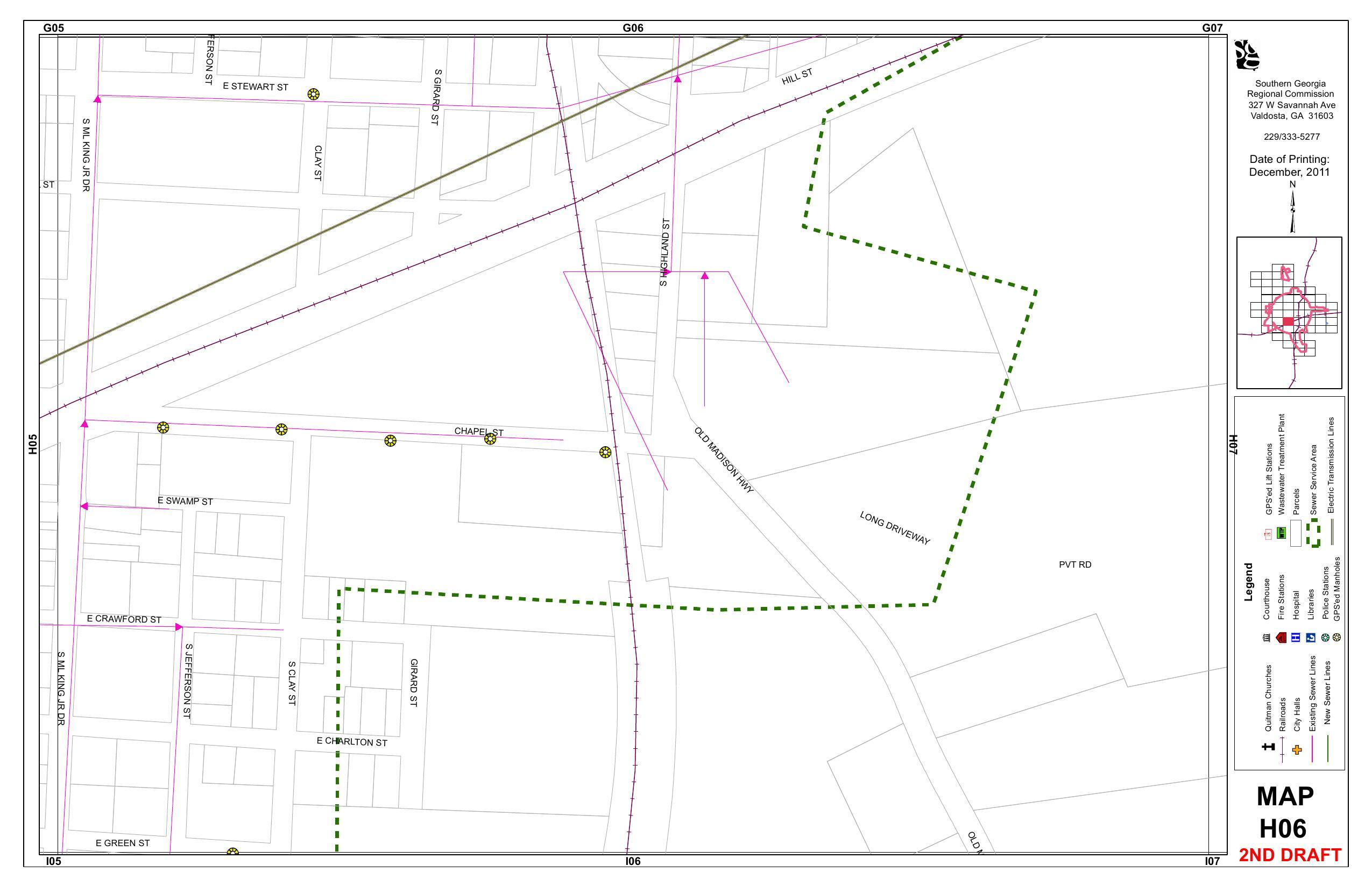 Quitman Sewer Mapbook Page 19