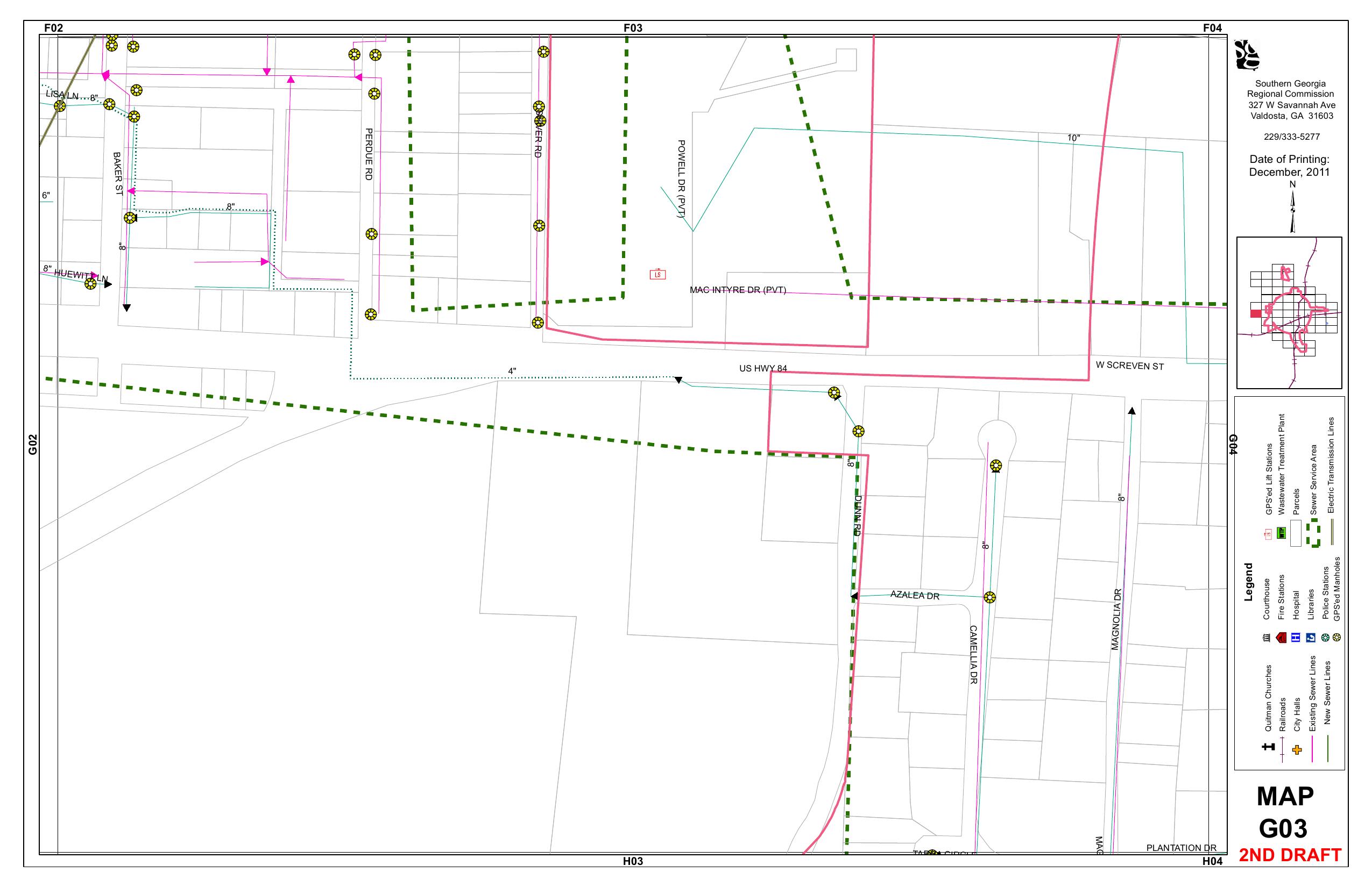 Quitman Sewer Mapbook Page 24