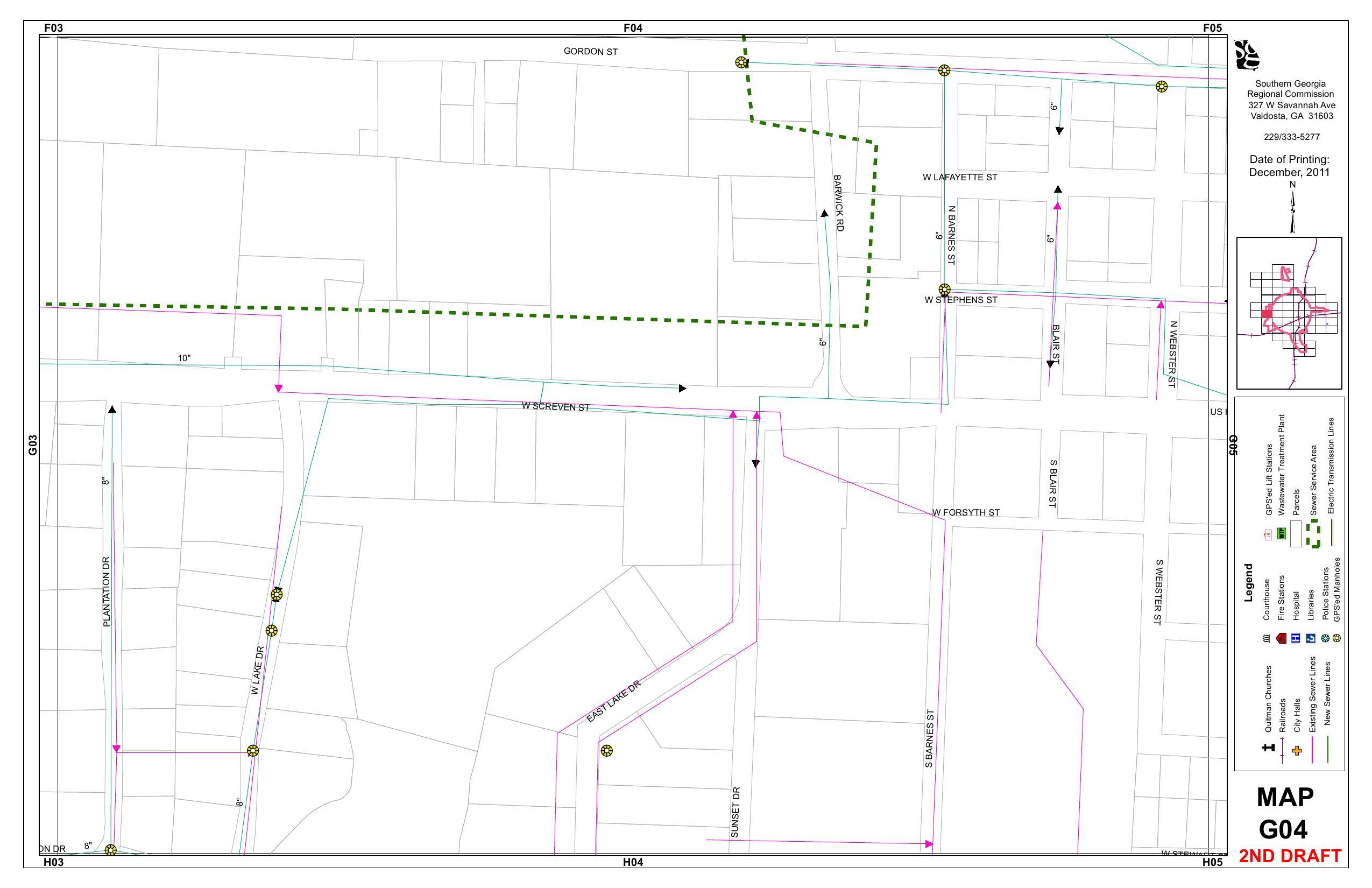 Quitman Sewer Mapbook Page 25