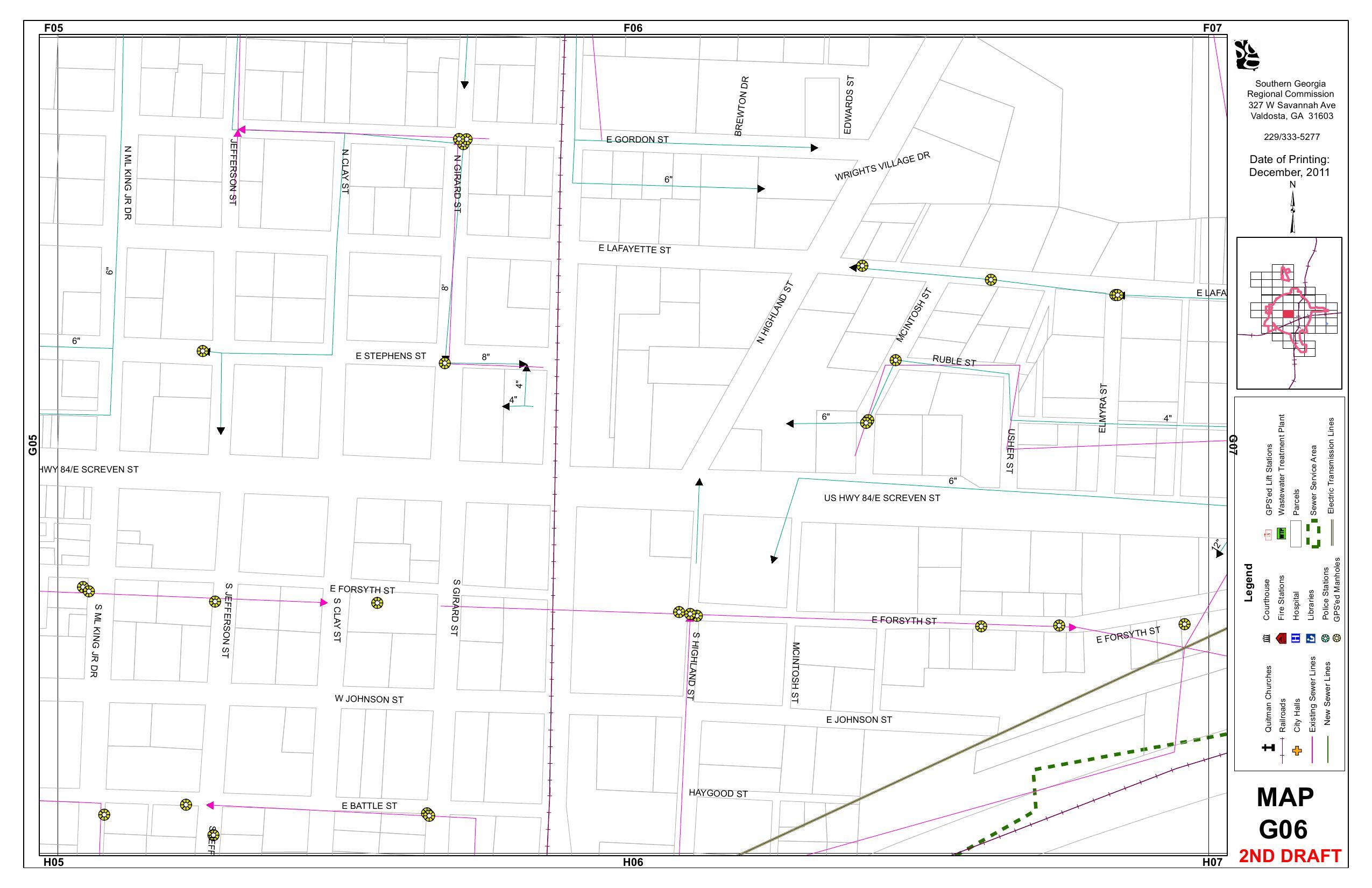 Quitman Sewer Mapbook Page 27