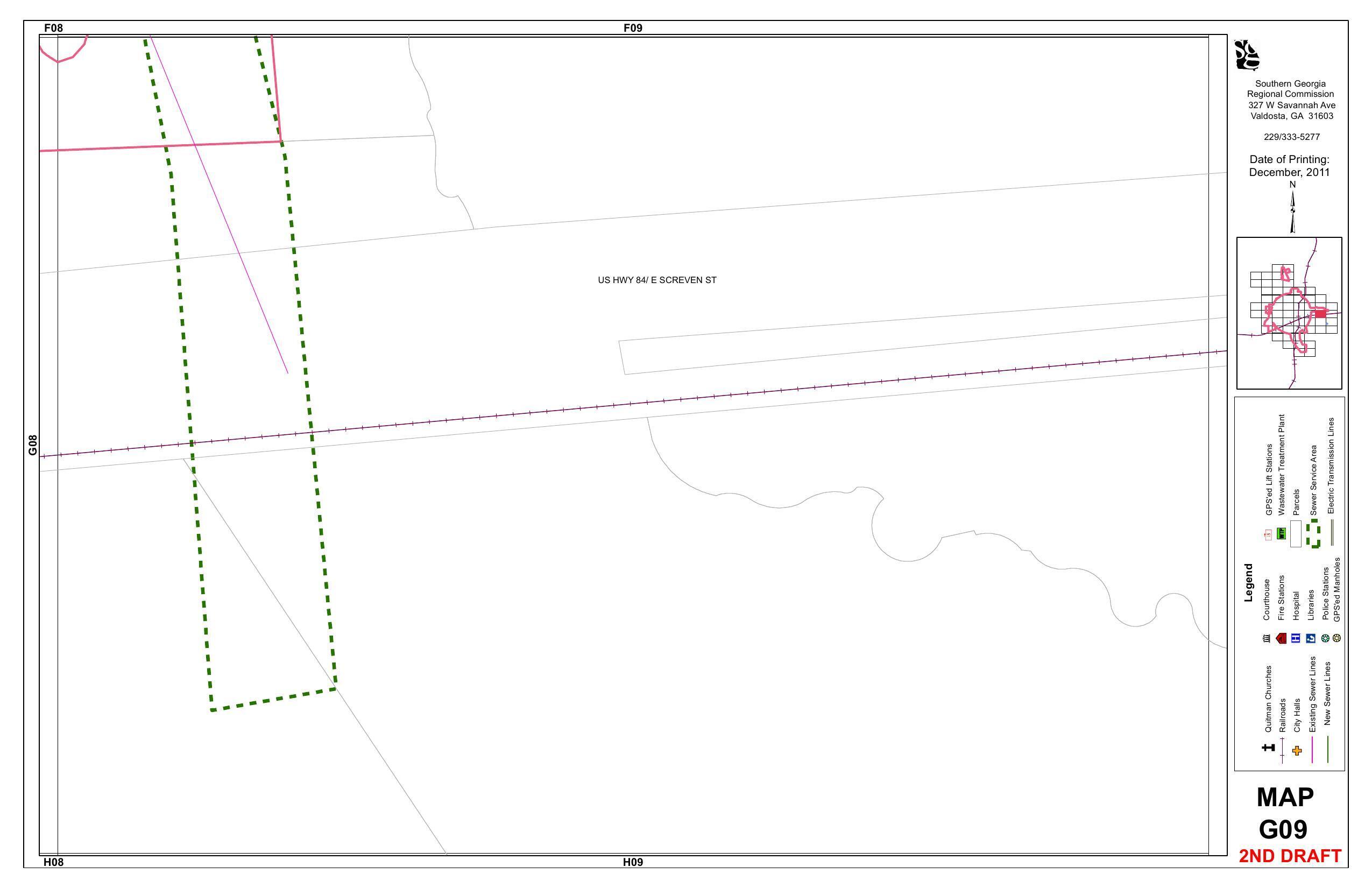 Quitman Sewer Mapbook Page 30