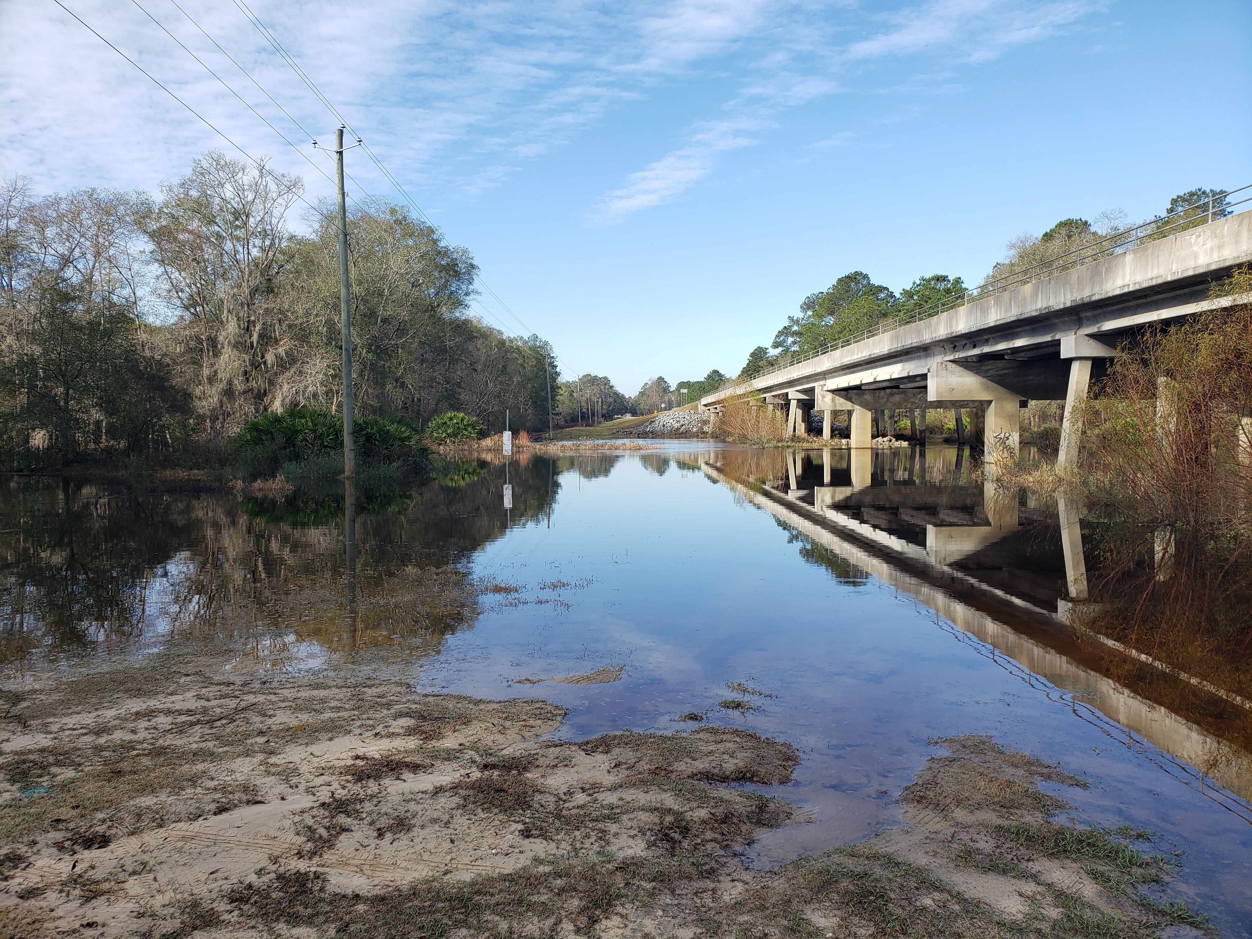 Hagan Bridge Landing, Withlacoochee River @ GA 122 2022-01-06