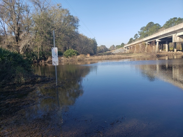 [Hagan Bridge Landing, Withlacoochee River @ GA 122 2022-01-27]