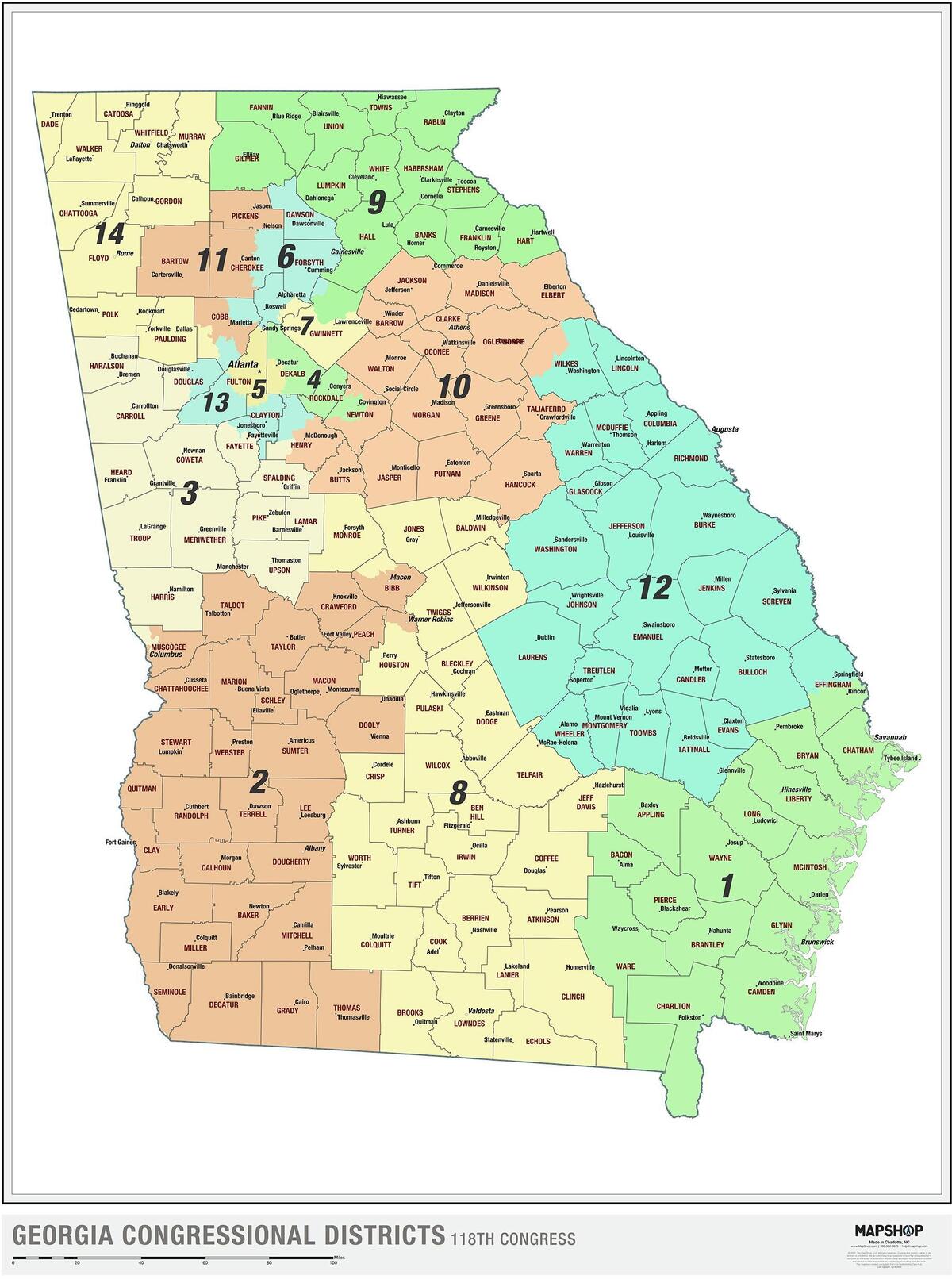 Georgia Congressional Districts (trimmed) 2021-012-30