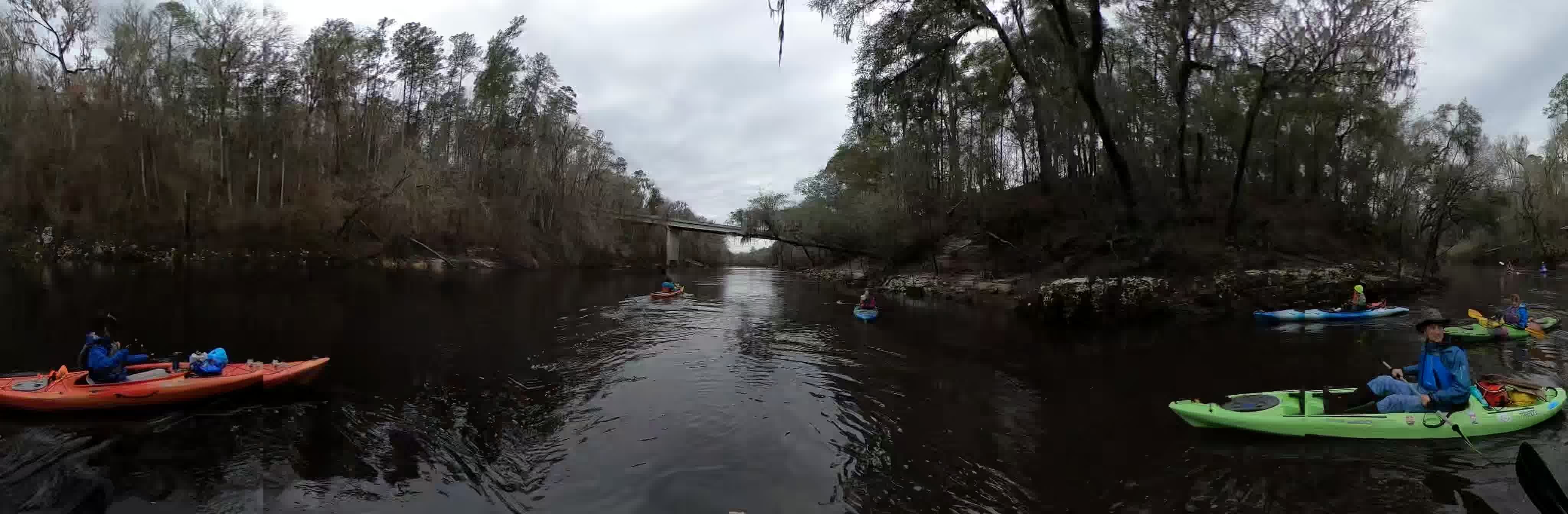 Alapaha River Rise Run back to Suwannee River