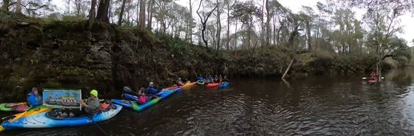 WWALS banner at Alapaha River Rise