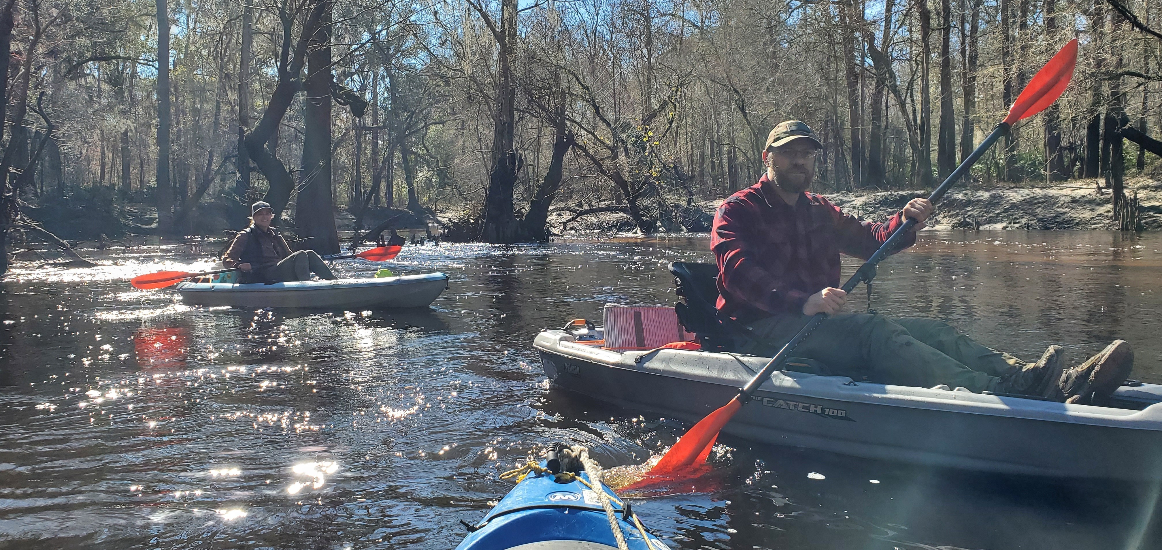 Two intrepid paddlers down the Withlacoochee River, 10:35:33, 30.8463631, -83.3475404