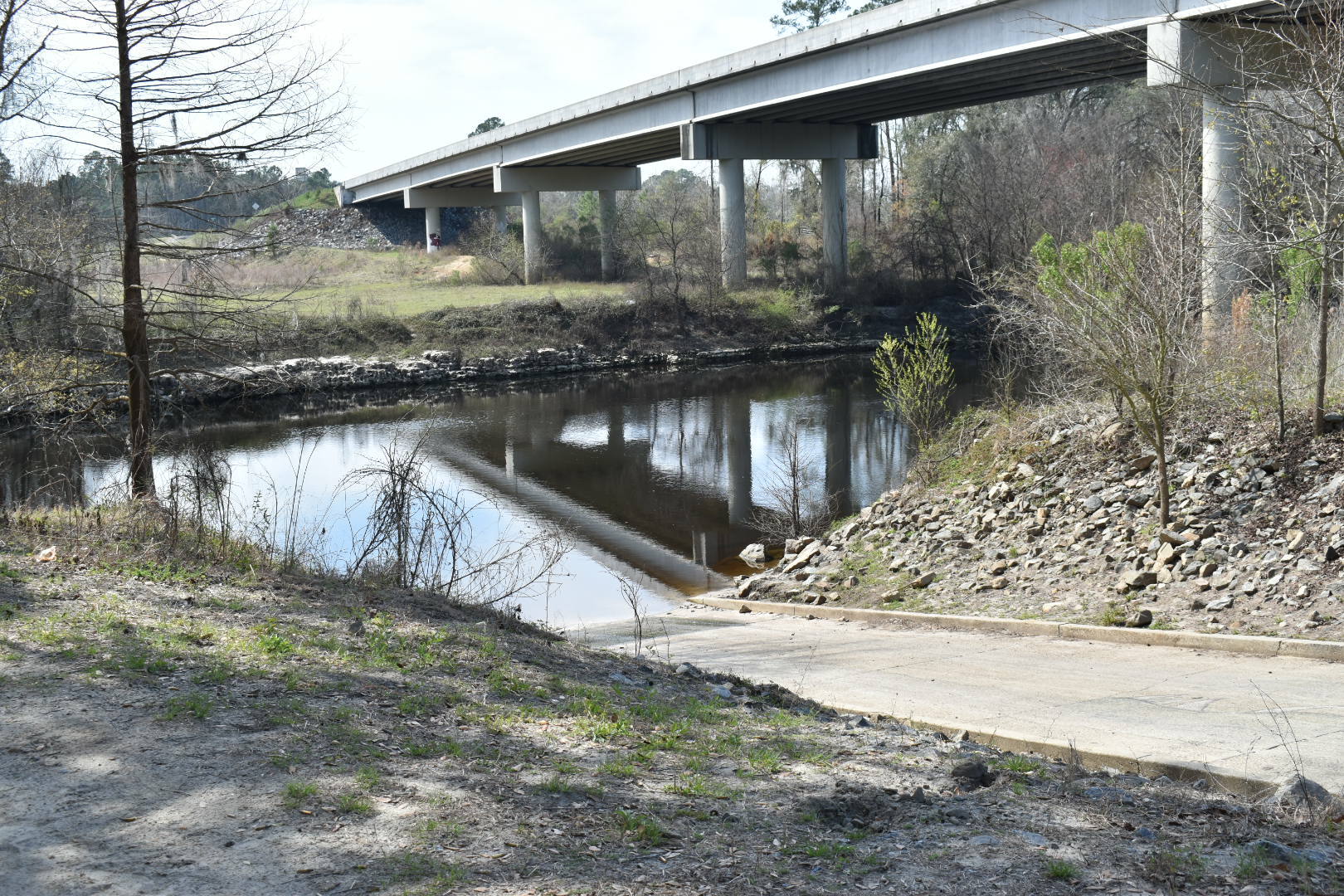 State Line Boat Ramp, Withlacoochee River @ GA 133 2022-03-03