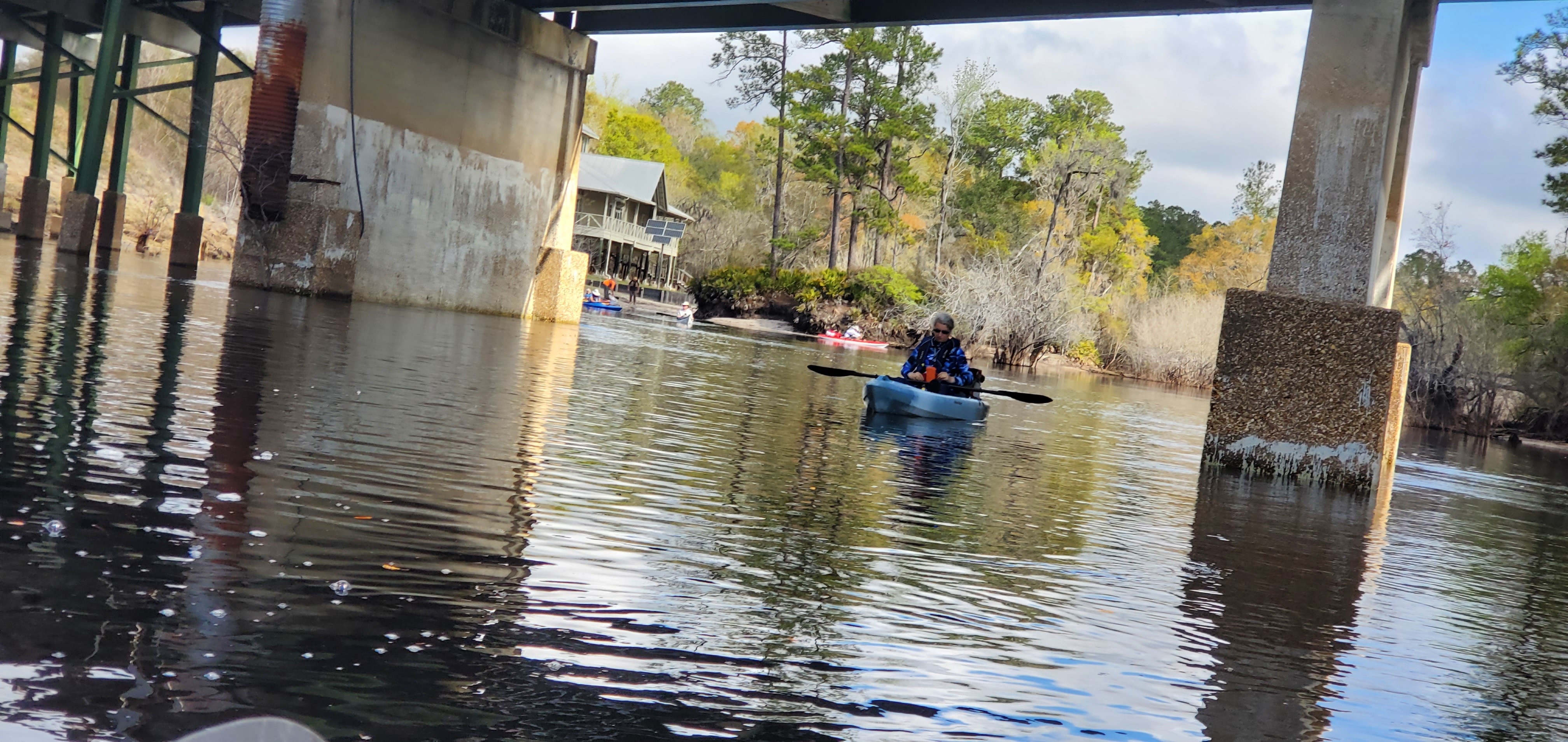 WWALS E.D. Gretchen Quarterman under the US 441 Bridge, 10:04:19, 30.6806693, -82.5600351