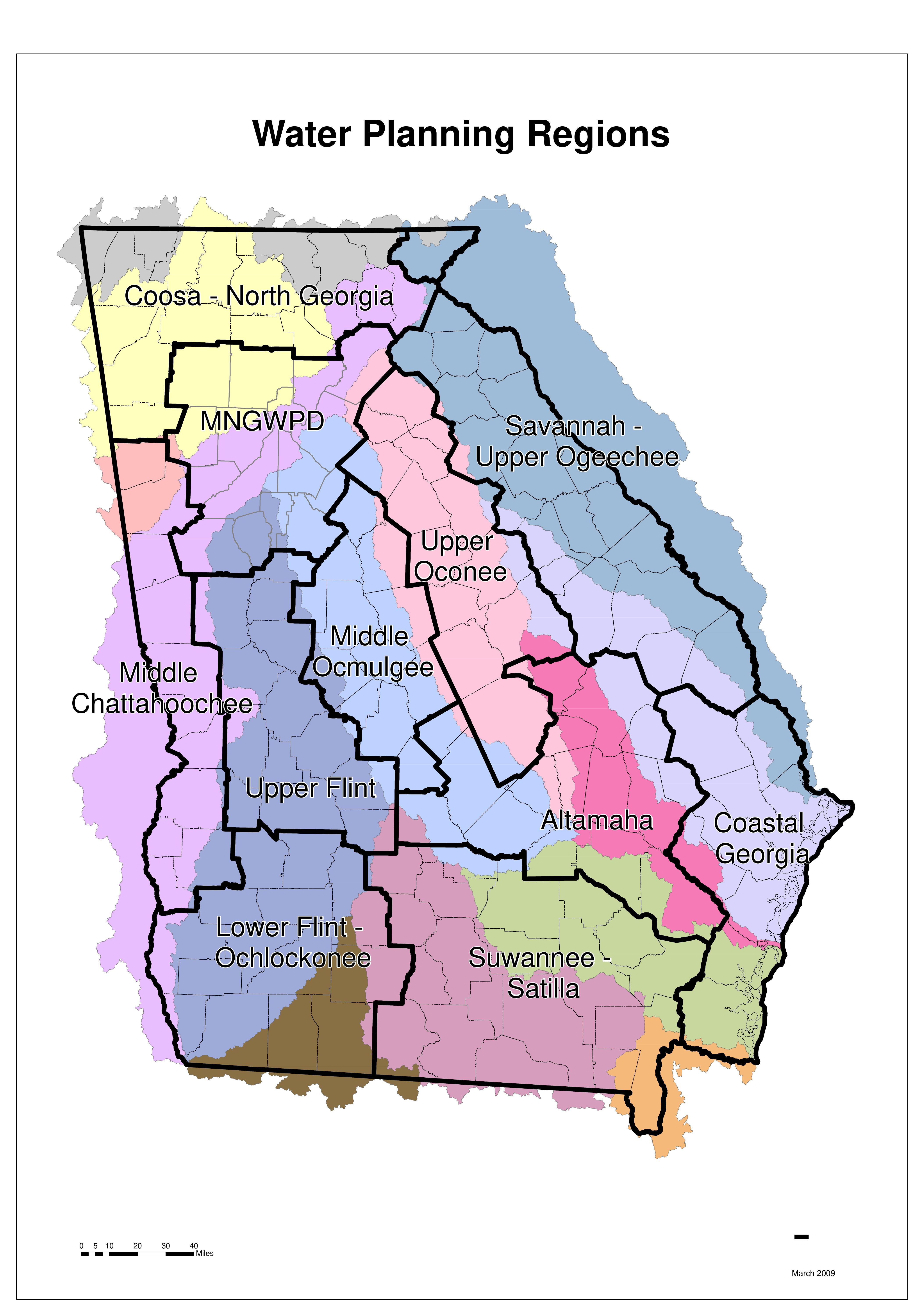 Georgia Water Planning Regions