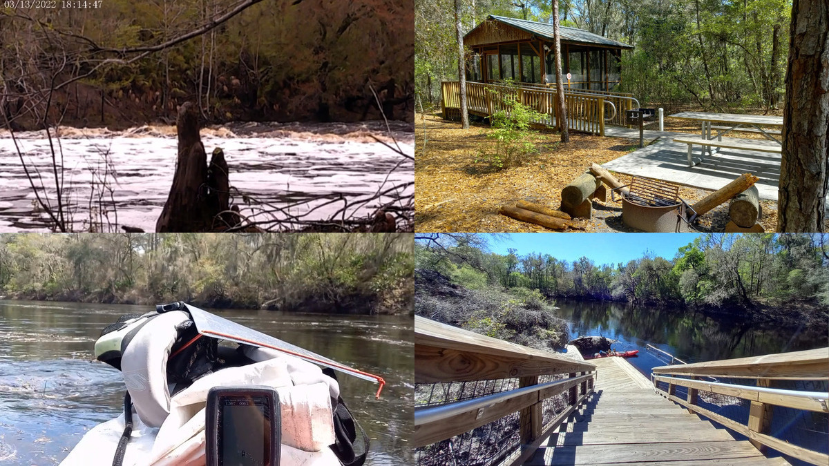 Big Shoals, Woods Ferry, Eddies, Holton Creek River Camp