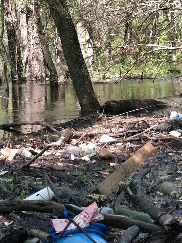 Styrofoam and plastic