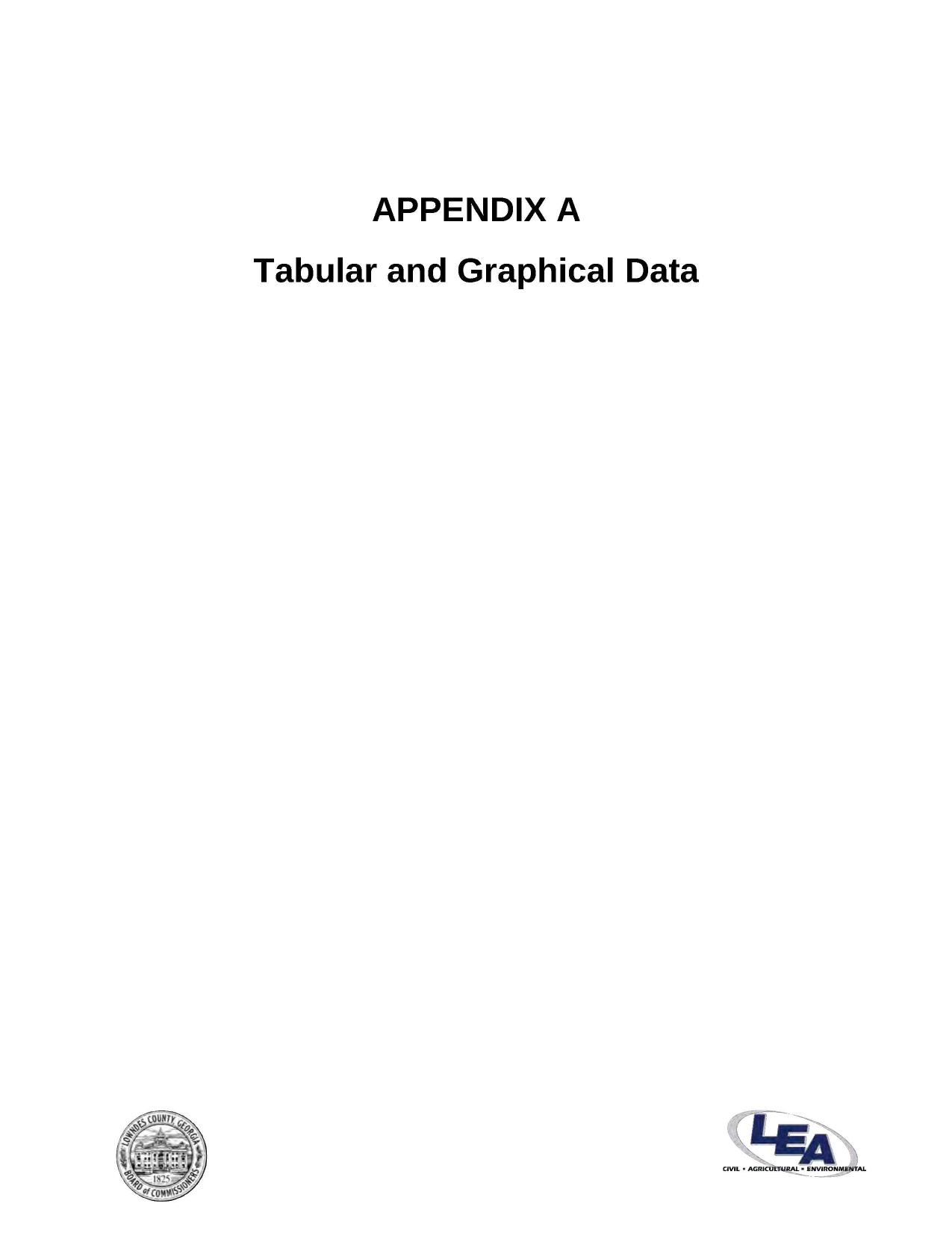 Appendix A: Tabular and Graphical Data