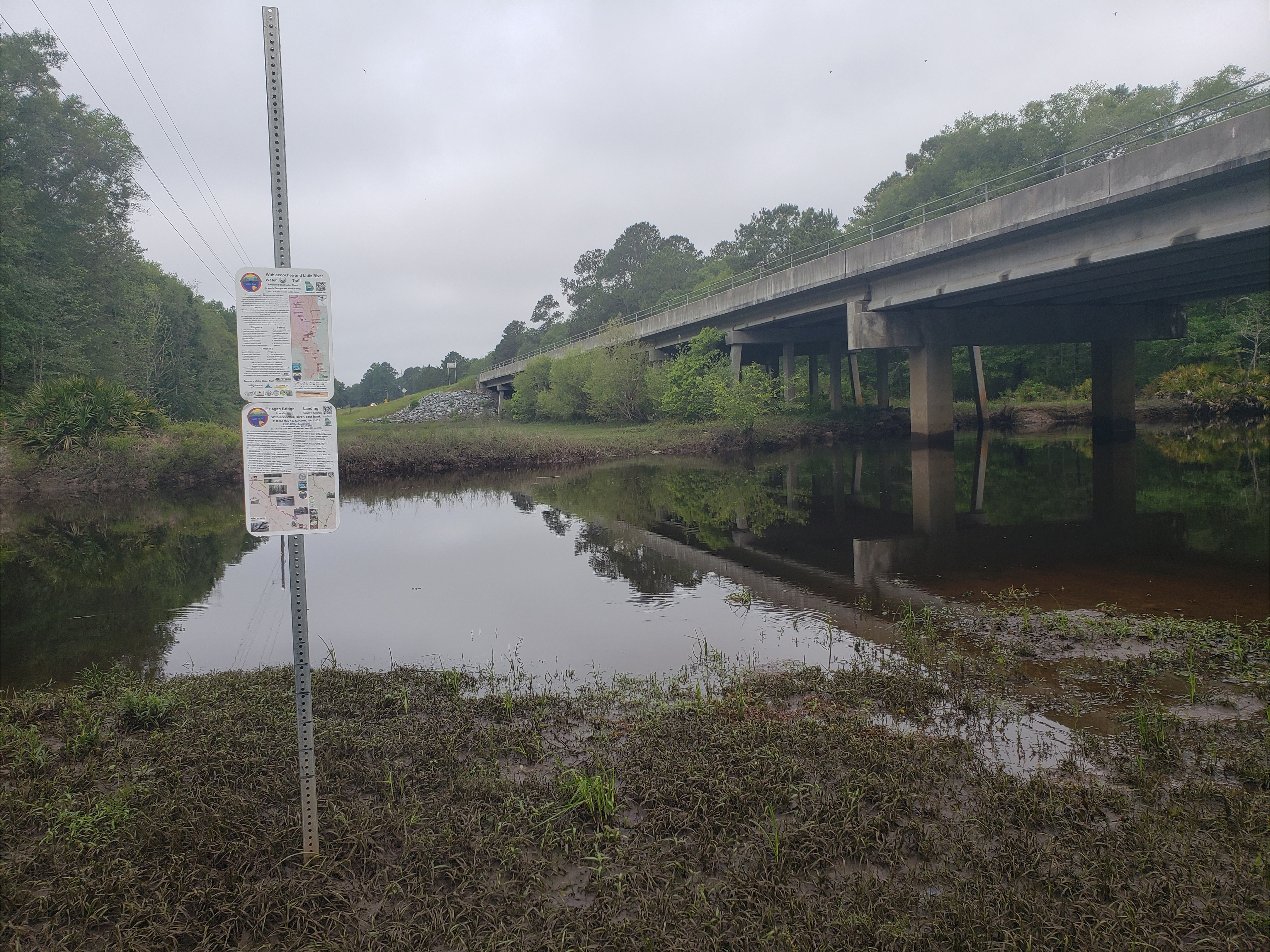 Hagan Bridge Landing, Withlacoochee River @ GA 122 2022-04-14