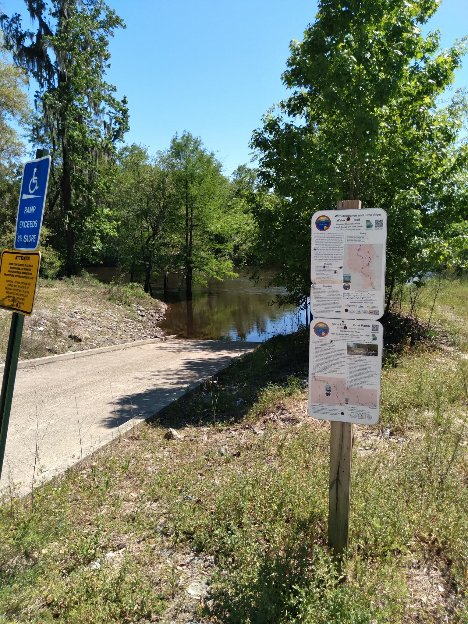 Signs, State Line Boat Ramp 2022-04-15