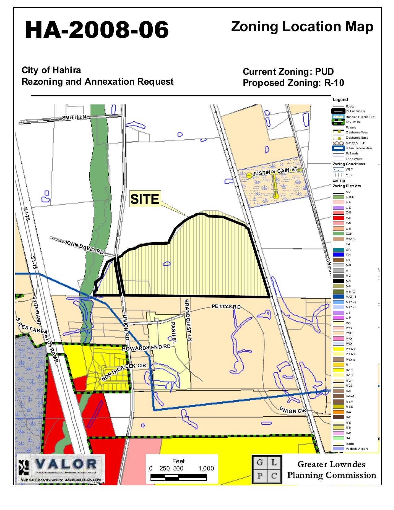 Zoning Location Map