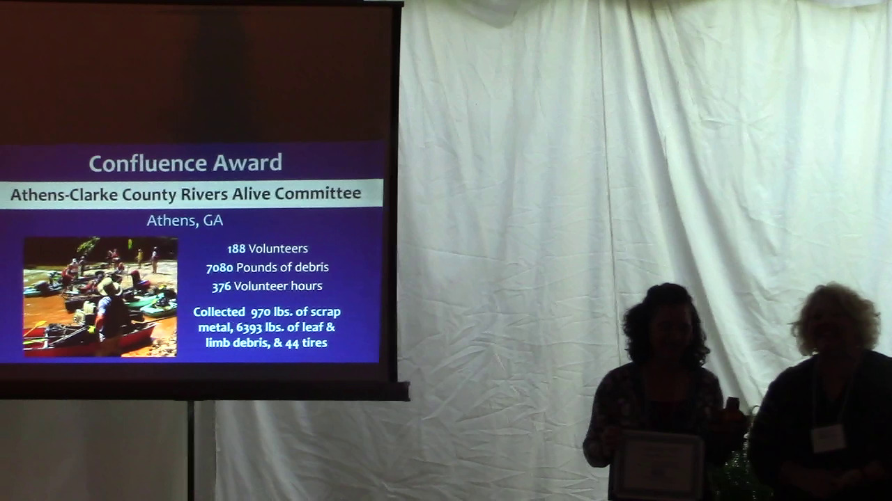 Movie: Confluence Award: Athens-Clarke County Rivers Alive Committee (21M)