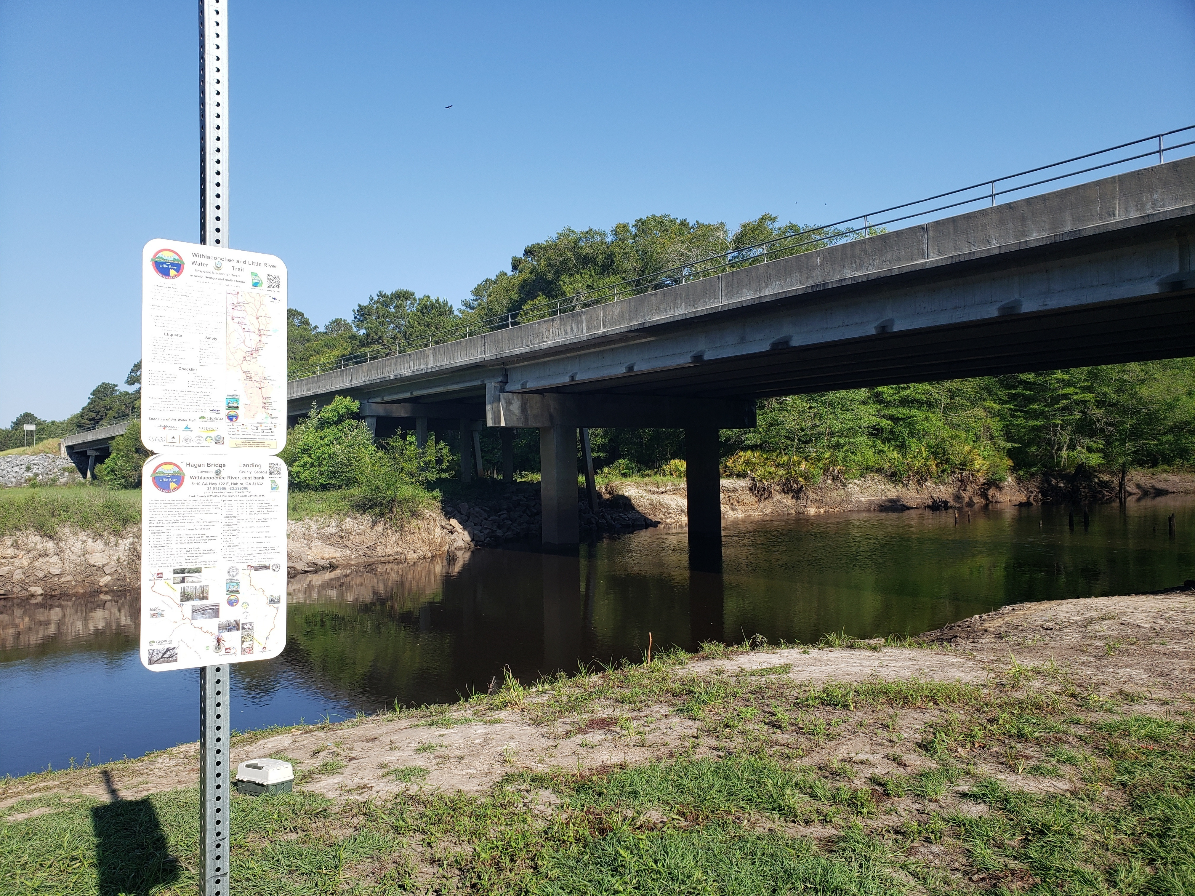 Hagan Bridge Landing, Withlacoochee River @ GA 122 2022-04-28