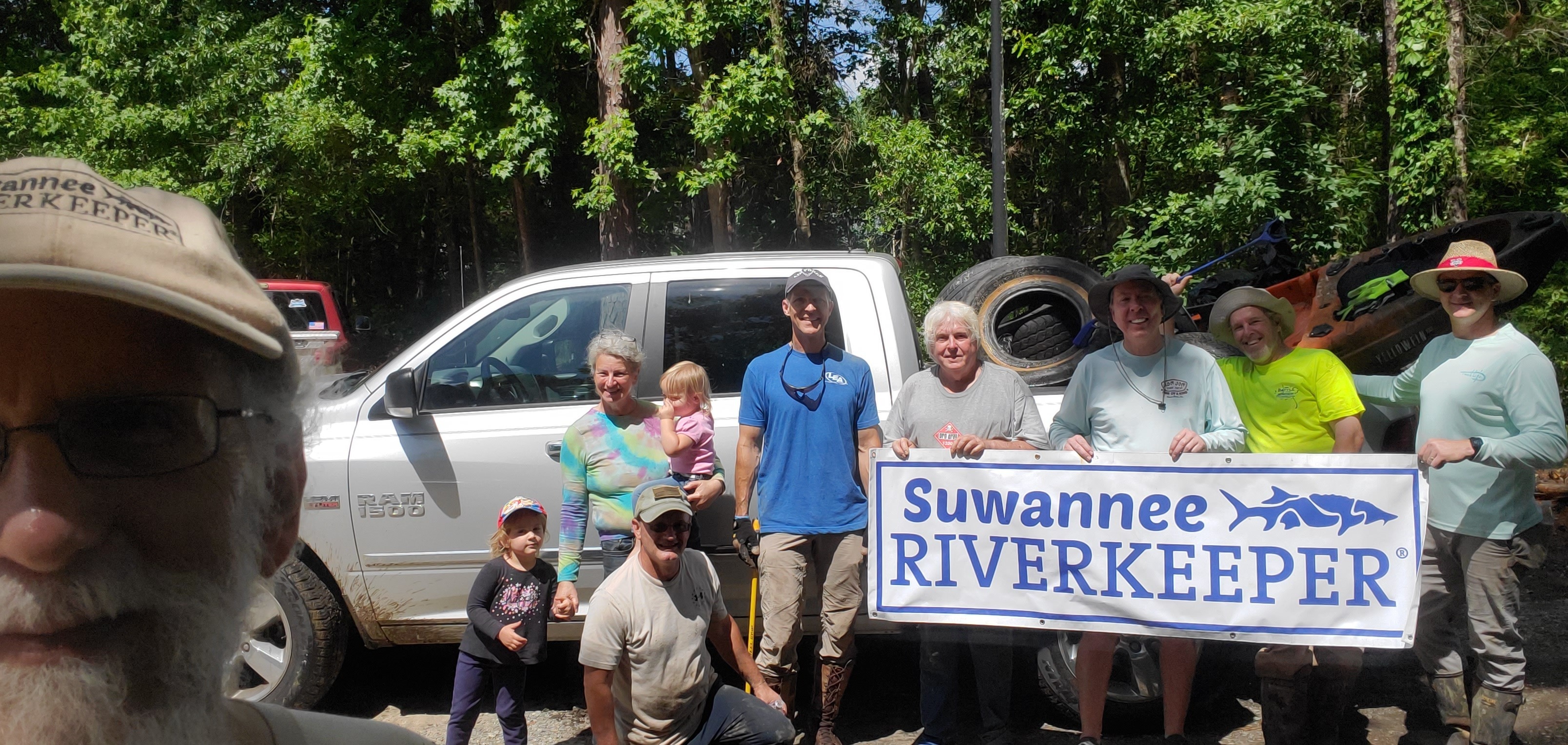 Suwannee Riverkeeper, Elleanor Williams, Gretchen Quarterman, Hazel Williams, Russell McBride, Rob Rickert, Phil Hubbard, Mayor Scott James, Jesse Cole, Council Andy Gibbs, 11:35:56, 30.8617769, -83.3188779