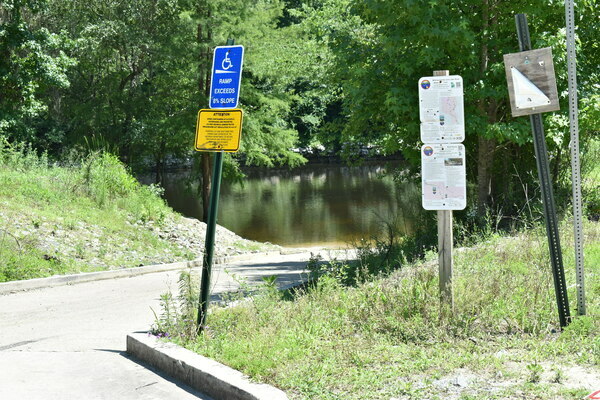 State Line Boat Ramp Sign, Withlacoochee River @ GA 133 2022-06-02