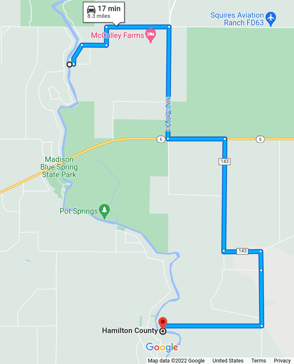 Shuttle route 2022-06-04