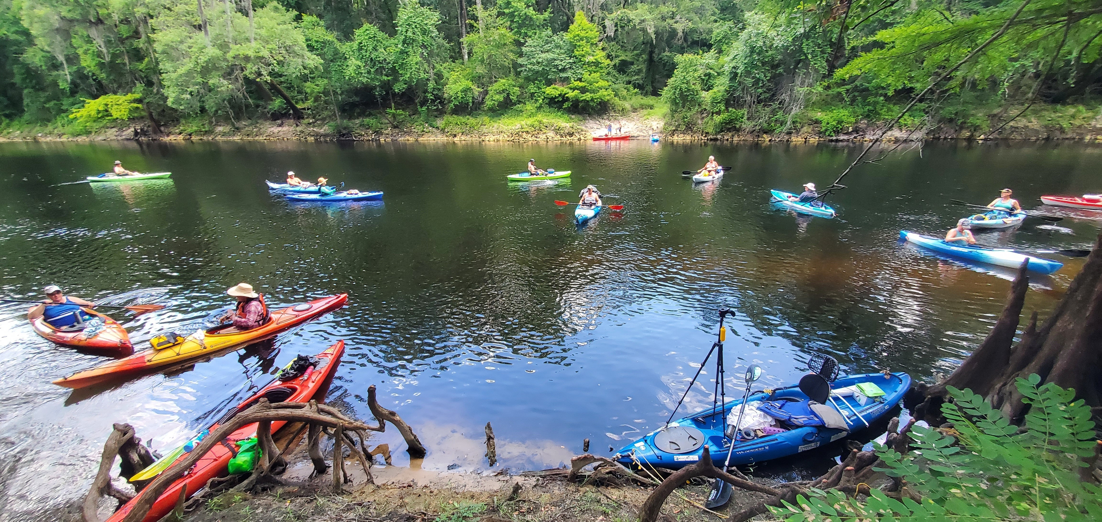 More kayaks at David's Disappointment, 13:17:15, 30.4747466, -83.2433139