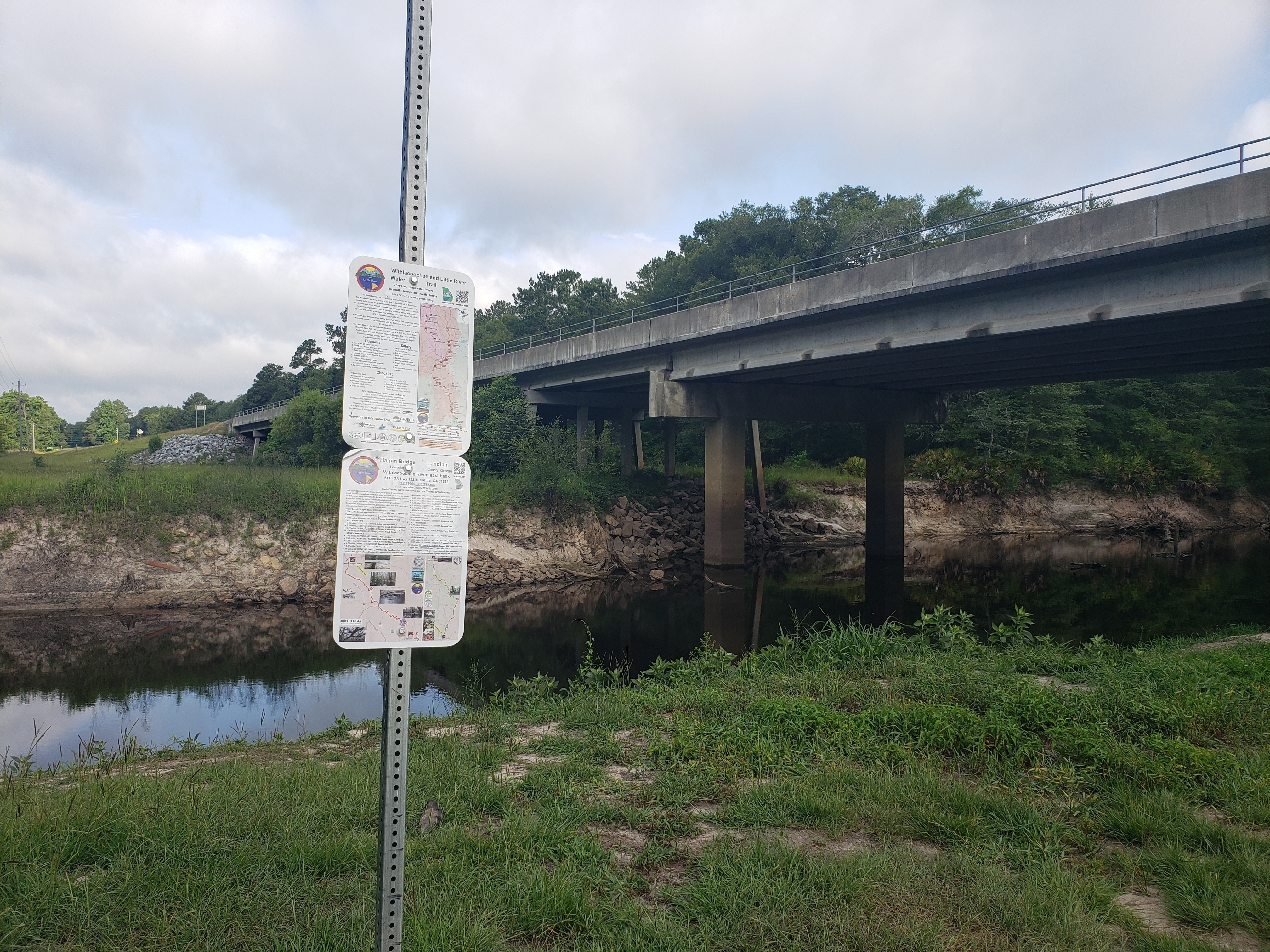 Hagan Bridge Landing, Withlacoochee River @ GA 122 2022-06-09