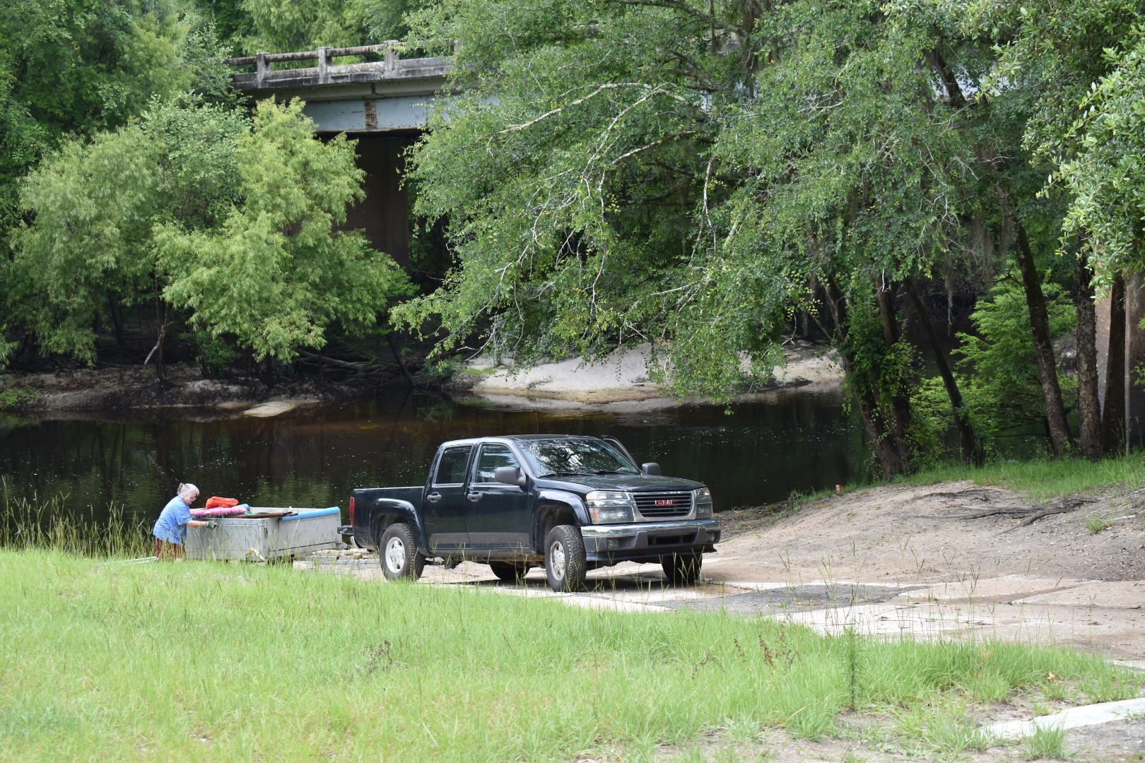 Nankin Boat Ramp, Withlacoochee River @ Clyattville-Nankin Road 2022-06-09