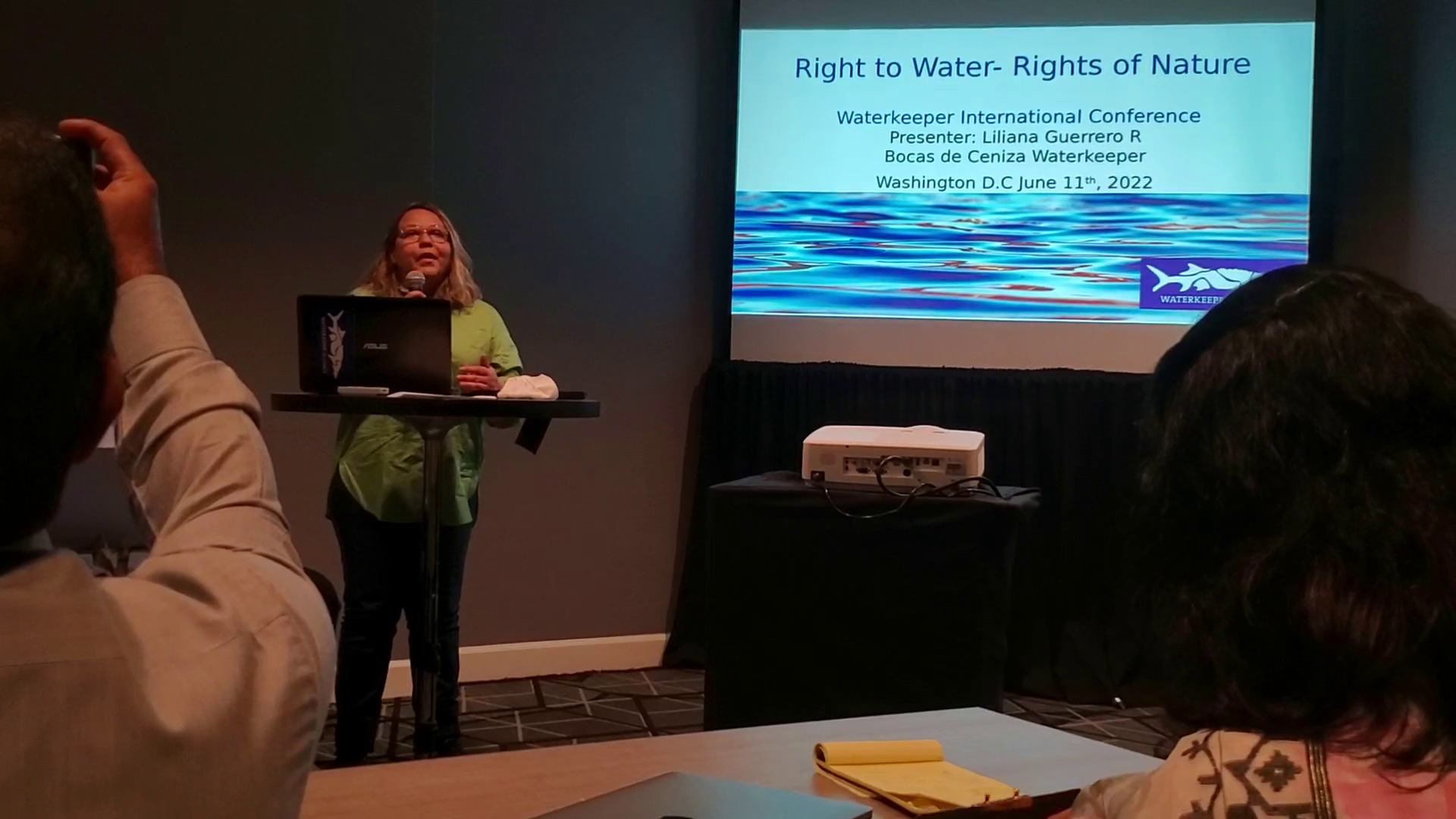 Movie: Right to Water Rights of Nature --Liliana Guerrero R, Bocas de Ceniza Waterkeeper, Colombia