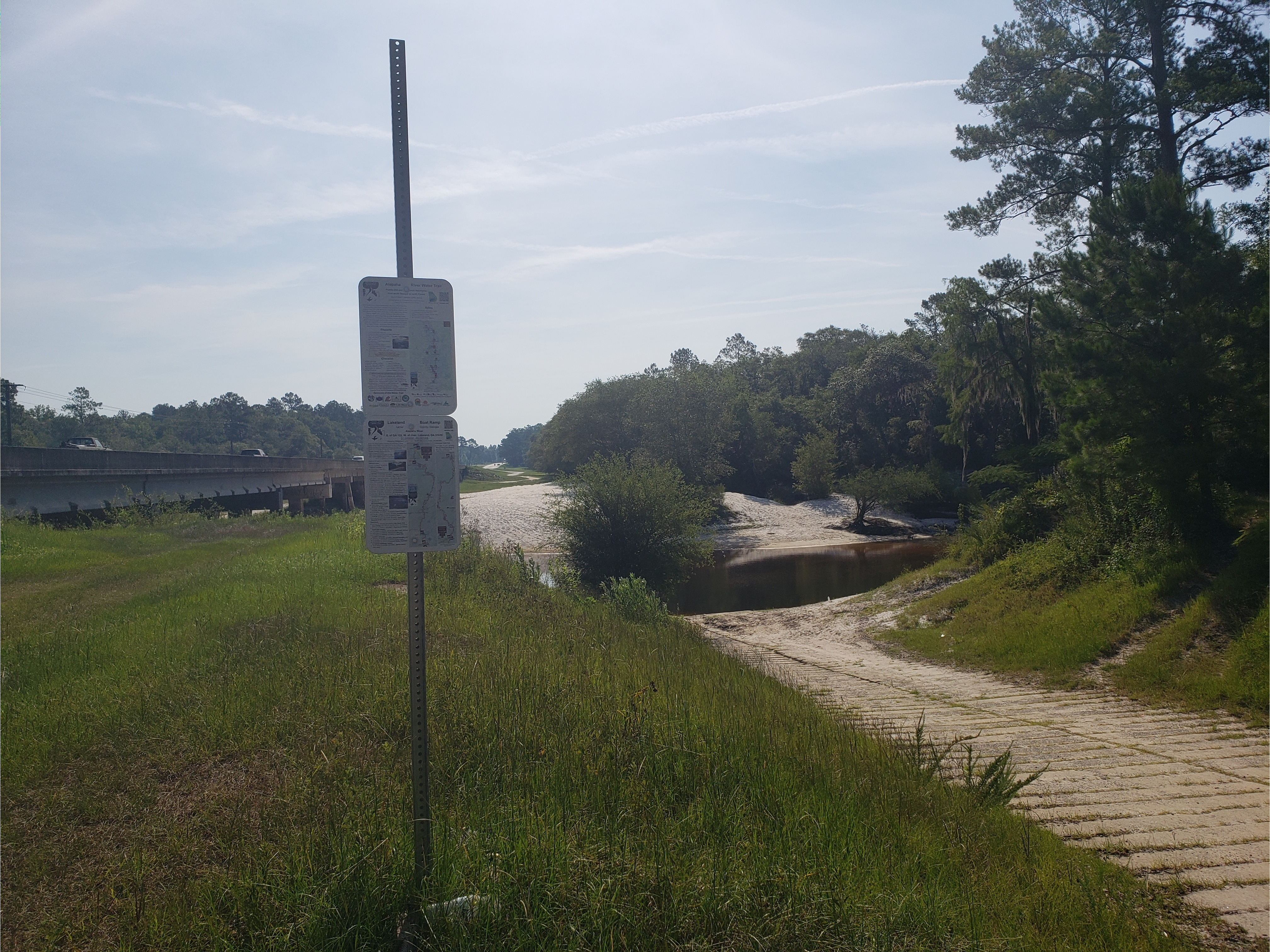 Lakeland Boat Ramp, Alapaha River @ GA 122 2022-06-23