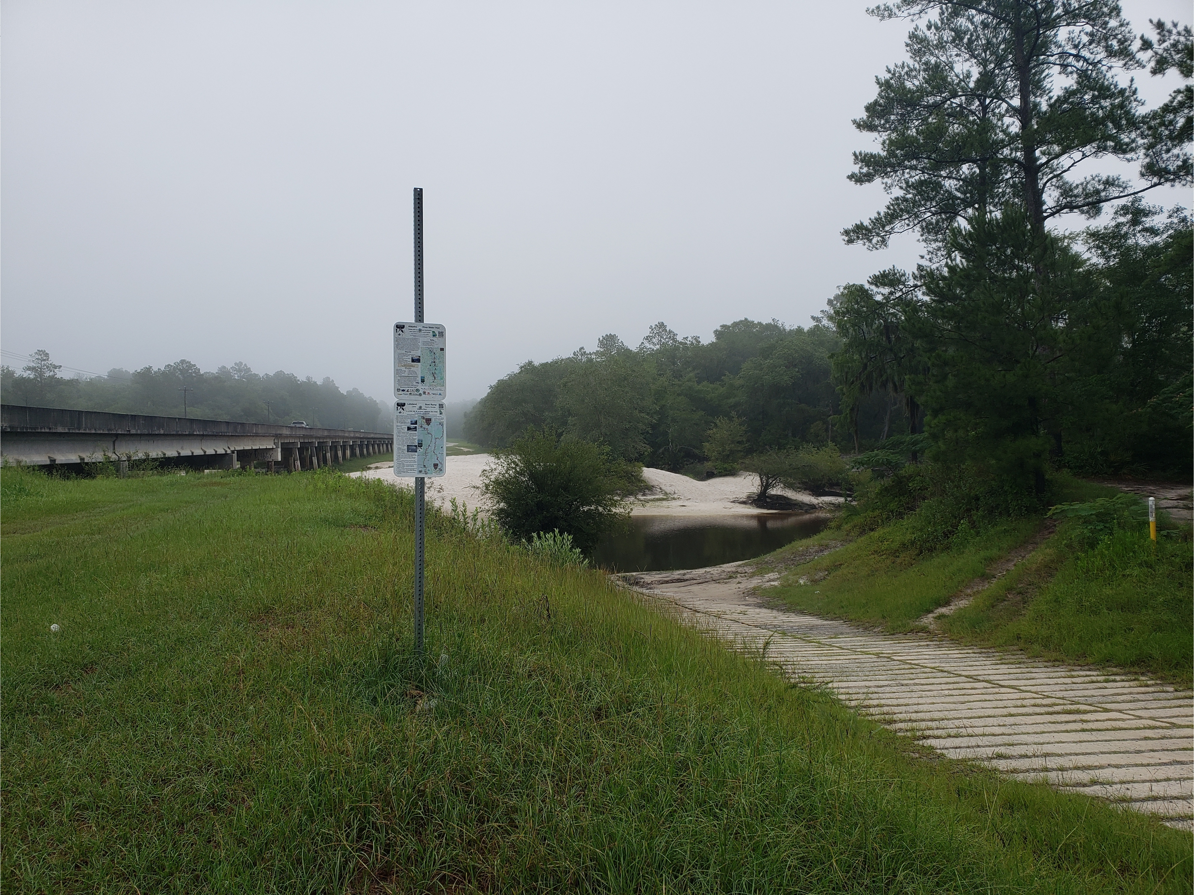 Lakeland Boat Ramp, Alapaha River @ GA 122 2022-06-30