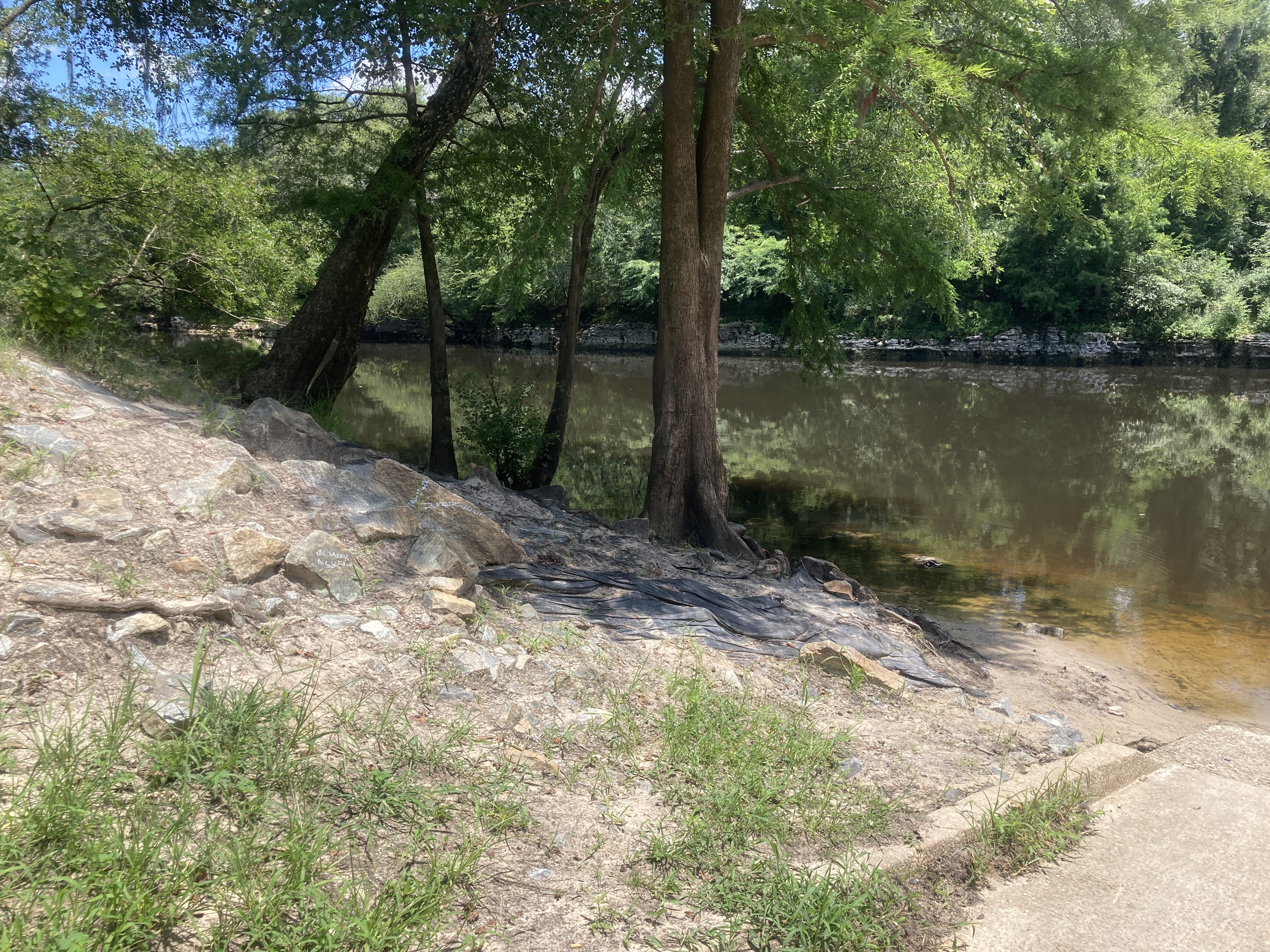 Downstream, State Line Boat Ramp 2022-07-05