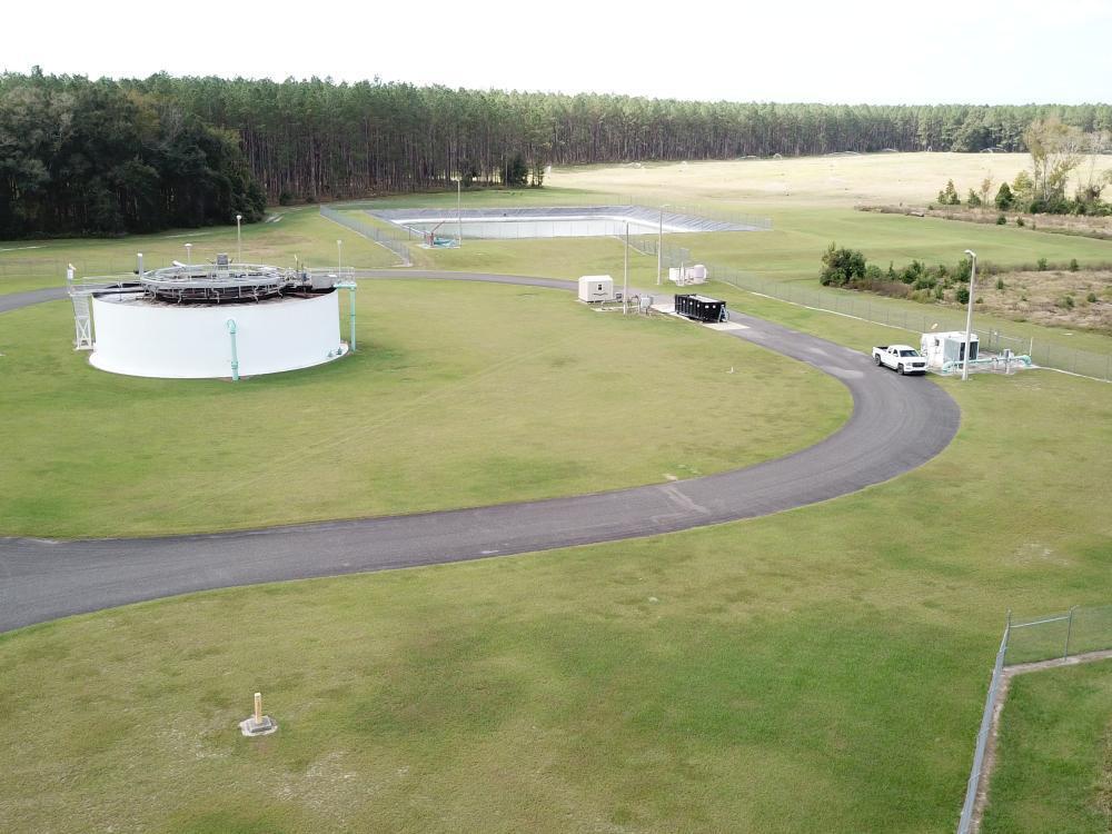 Sewer Plant Aerial by High Springs Public Works