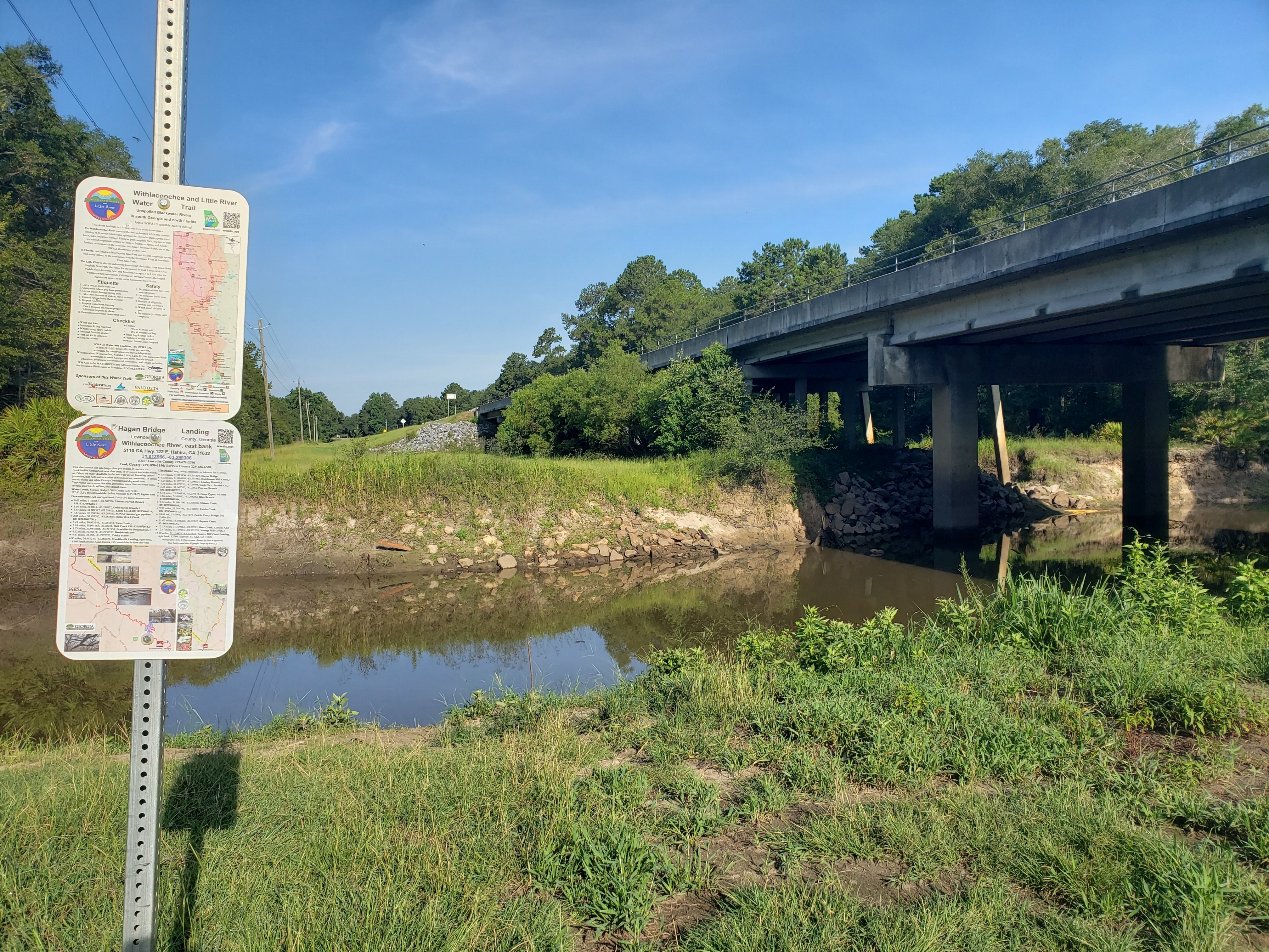 Hagan Bridge Landing, Withlacoochee River 2022-07-07