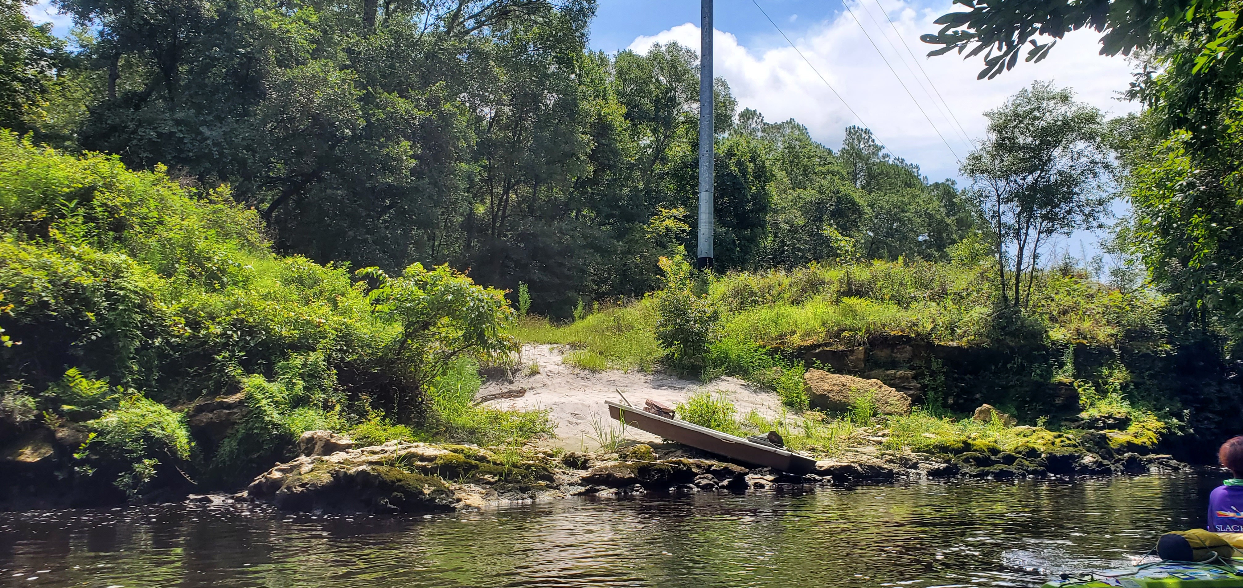 Lake Park-Alapahoochee-Jasper Power Line, left bank, east end, 12:07:14, 30.6105900, -83.0749528