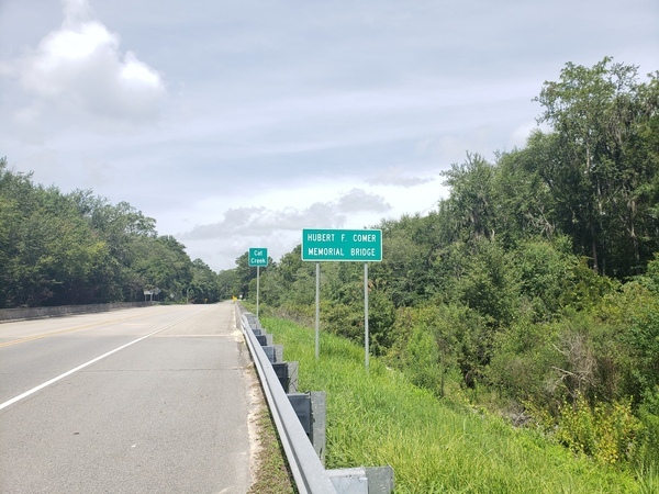 Sign, Cat Creek @ GA 37 2022-07-21