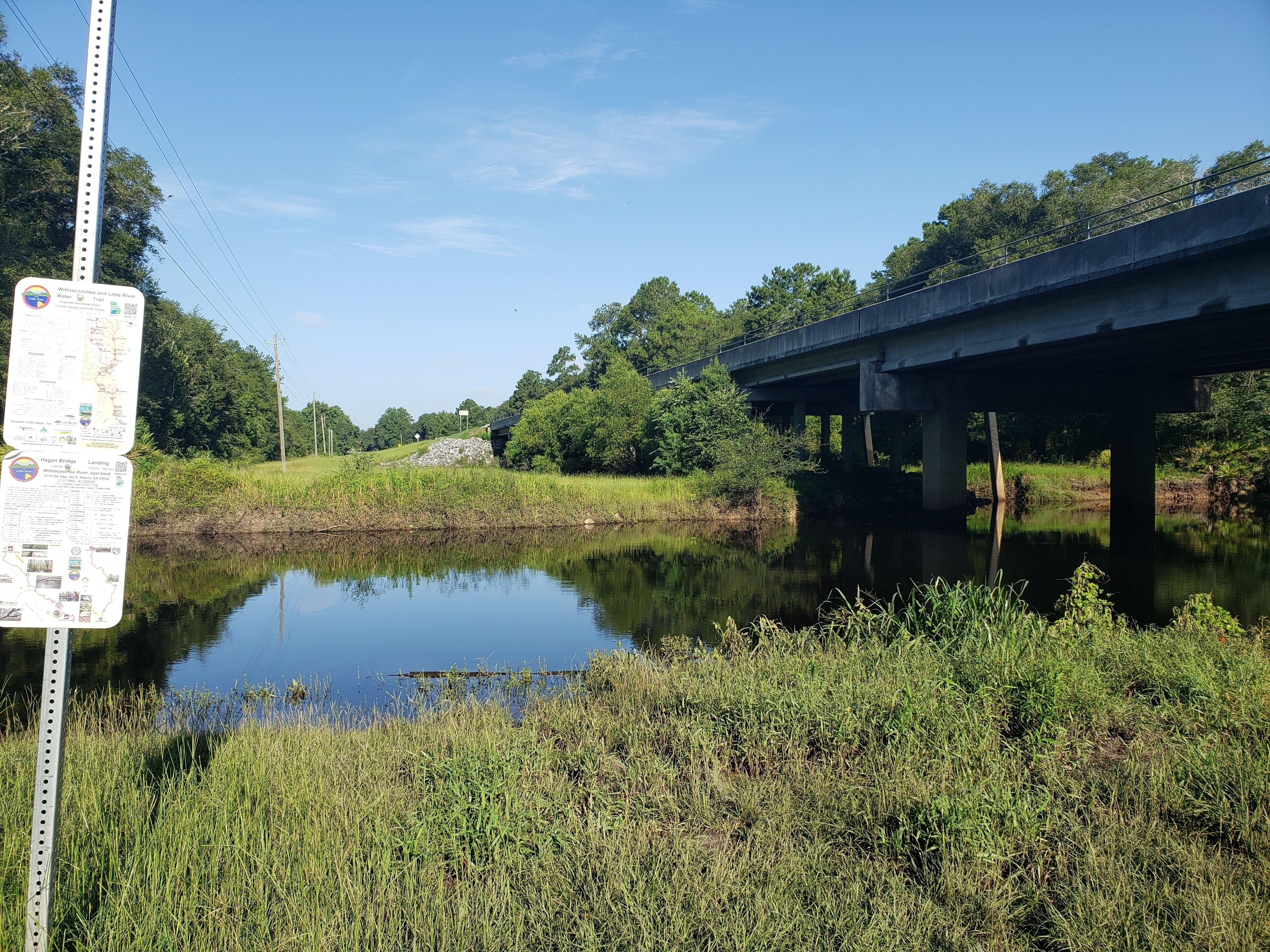 Hagan Bridge Landing, Withlacoochee River @ GA 122 2022-07-21