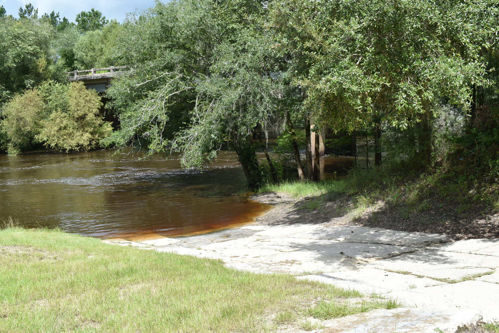 Nankin Boat Ramp, Withlacoochee River @ Clyattville-Nankin Road 2022-07-21