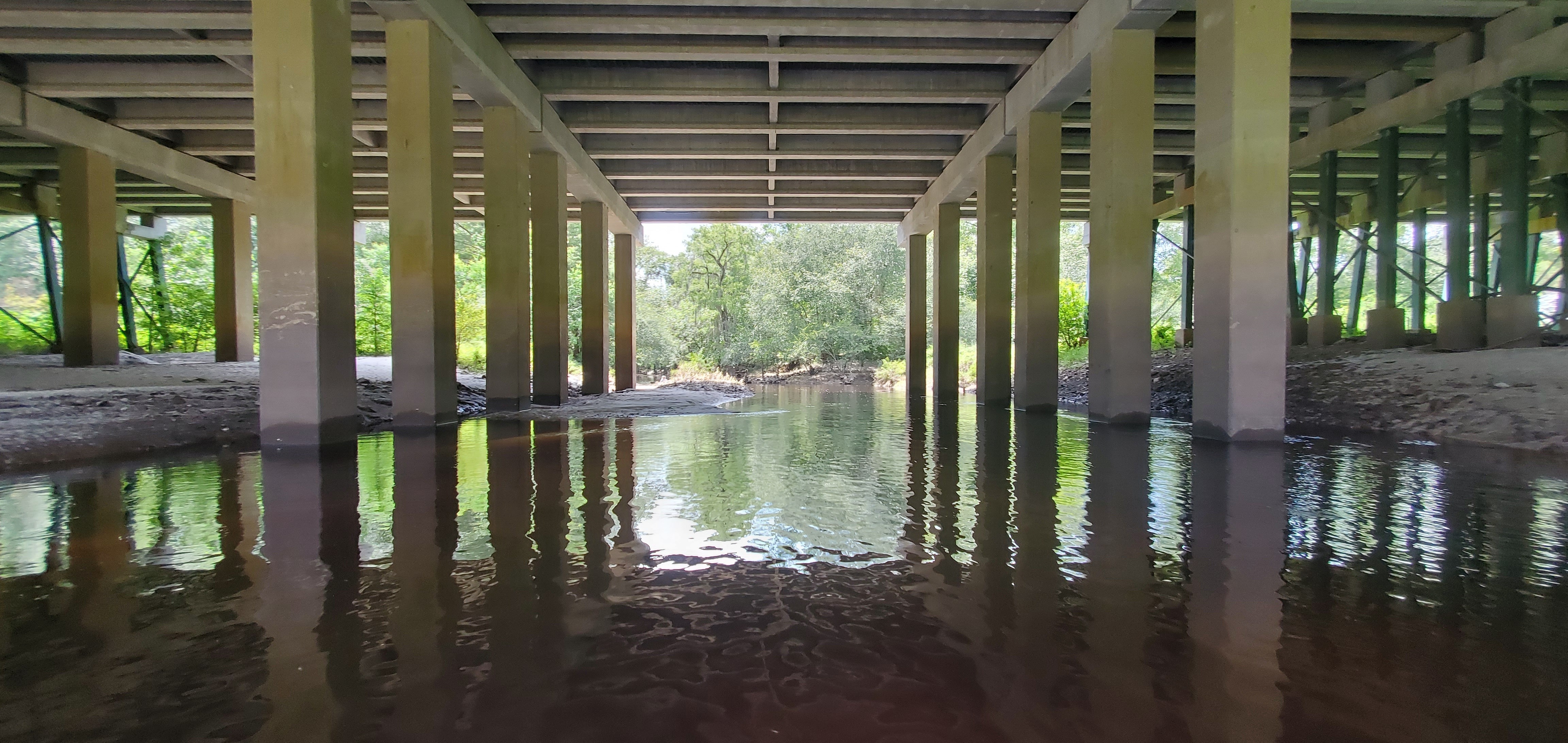 Going under I-75 Bridge, 14:20:13, 30.8548380, -83.3334230