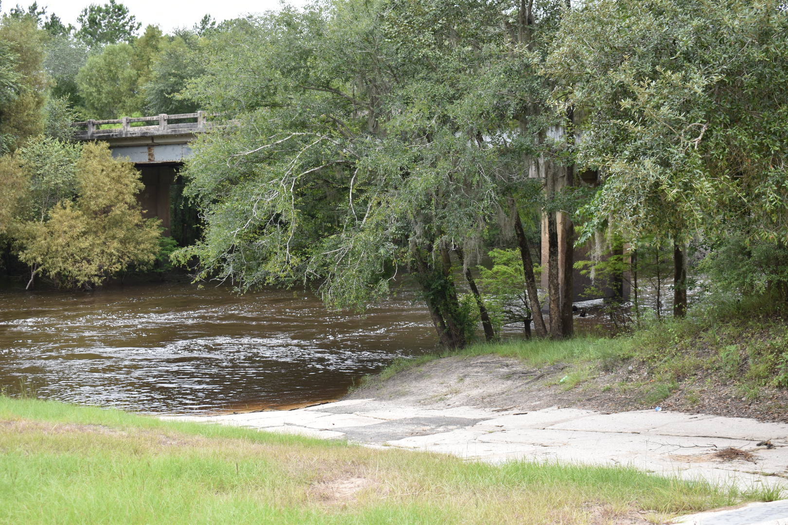 Nankin Boat Ramp, Withlacoochee River @ Clyattville-Nankin Road 2022-08-11