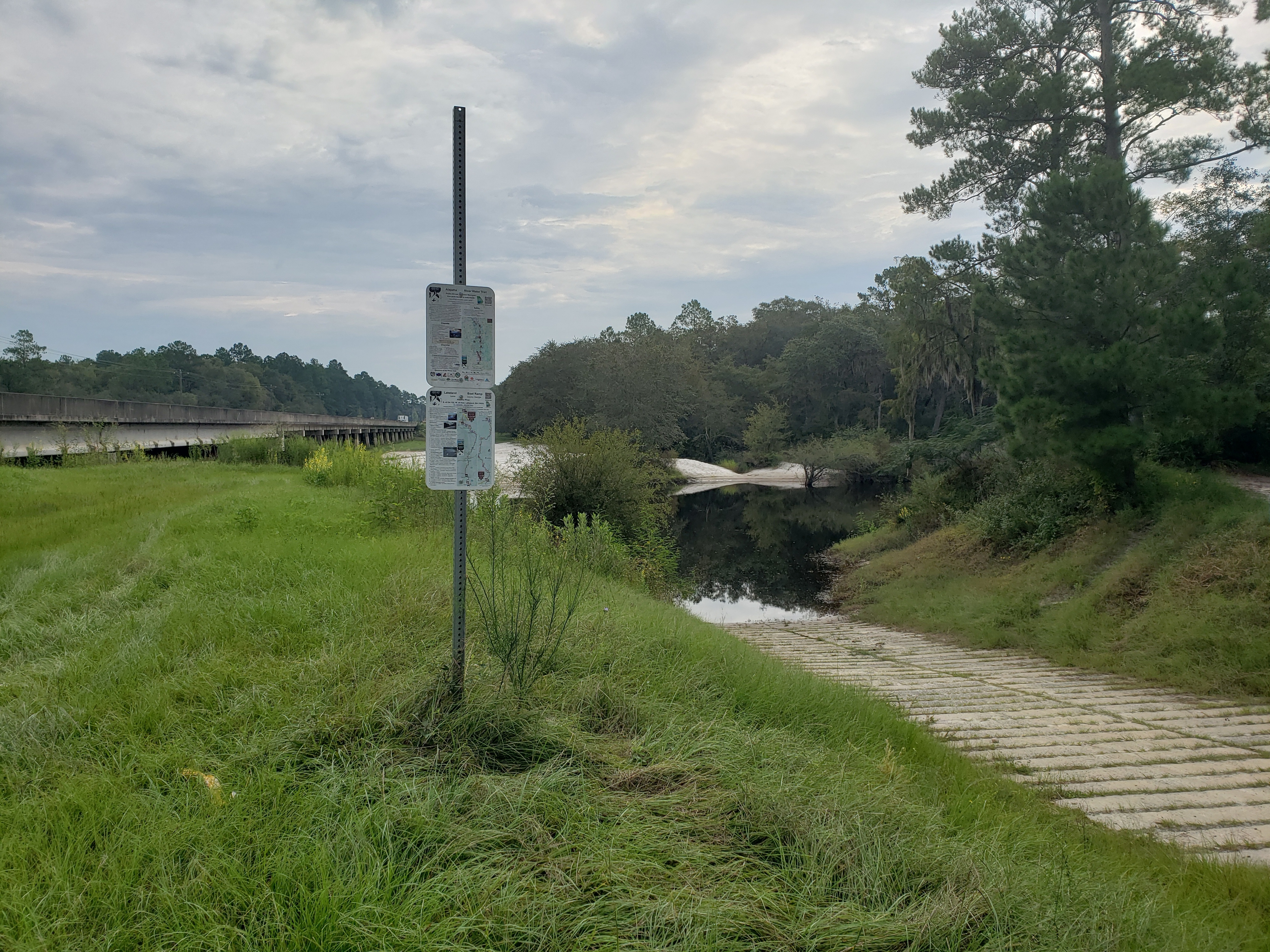 Lakeland Boat Ramp, Alapaha River @ GA 122 2022-09-08