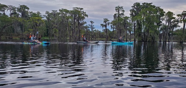 Cruising past the dock