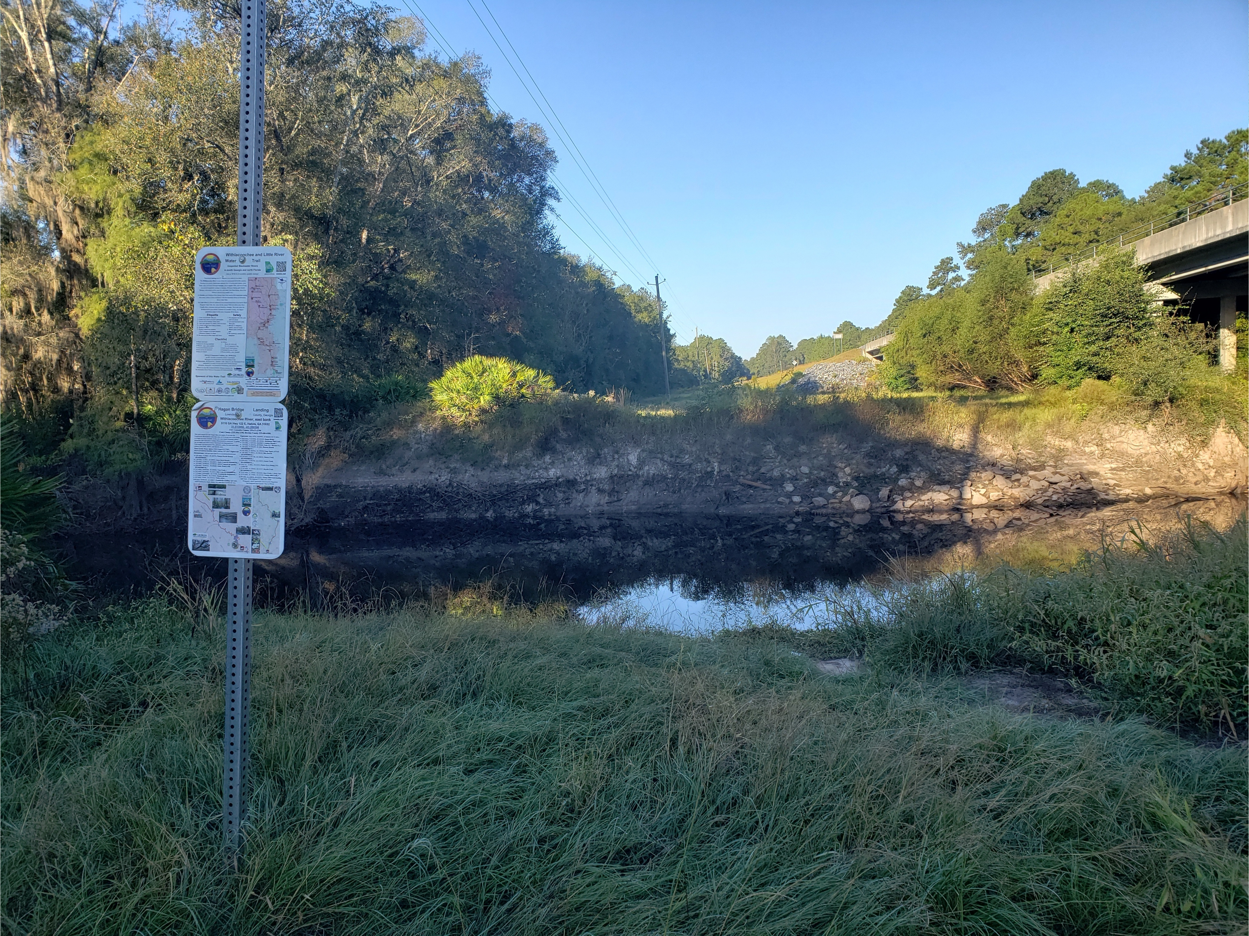 Hagan Bridge Landing, Withlacoochee River @ GA 122 2022-10-06