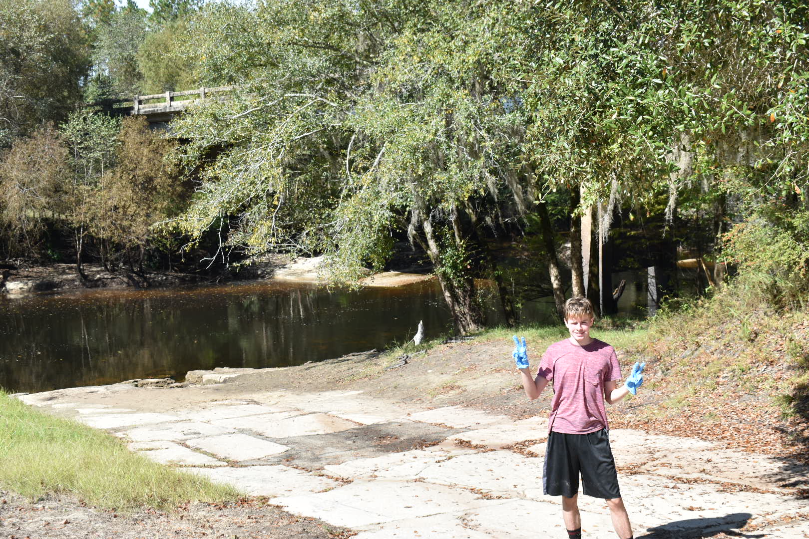 Nankin Boat Ramp, Withlacoochee River @ Clyattville-Nankin Road 2022-10-13