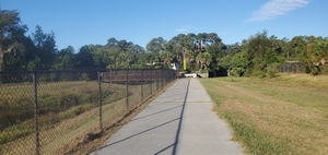 [Azalea City Trail between Lee St. Detention Pond and One Mile Branch, 2022:10:18 09:07:57, 30.8473850, -83.2785740]