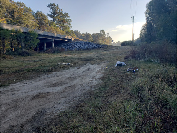 Trash, Hagan Bridge Landing, Withlacoochee River @ GA 122 2022-11-03