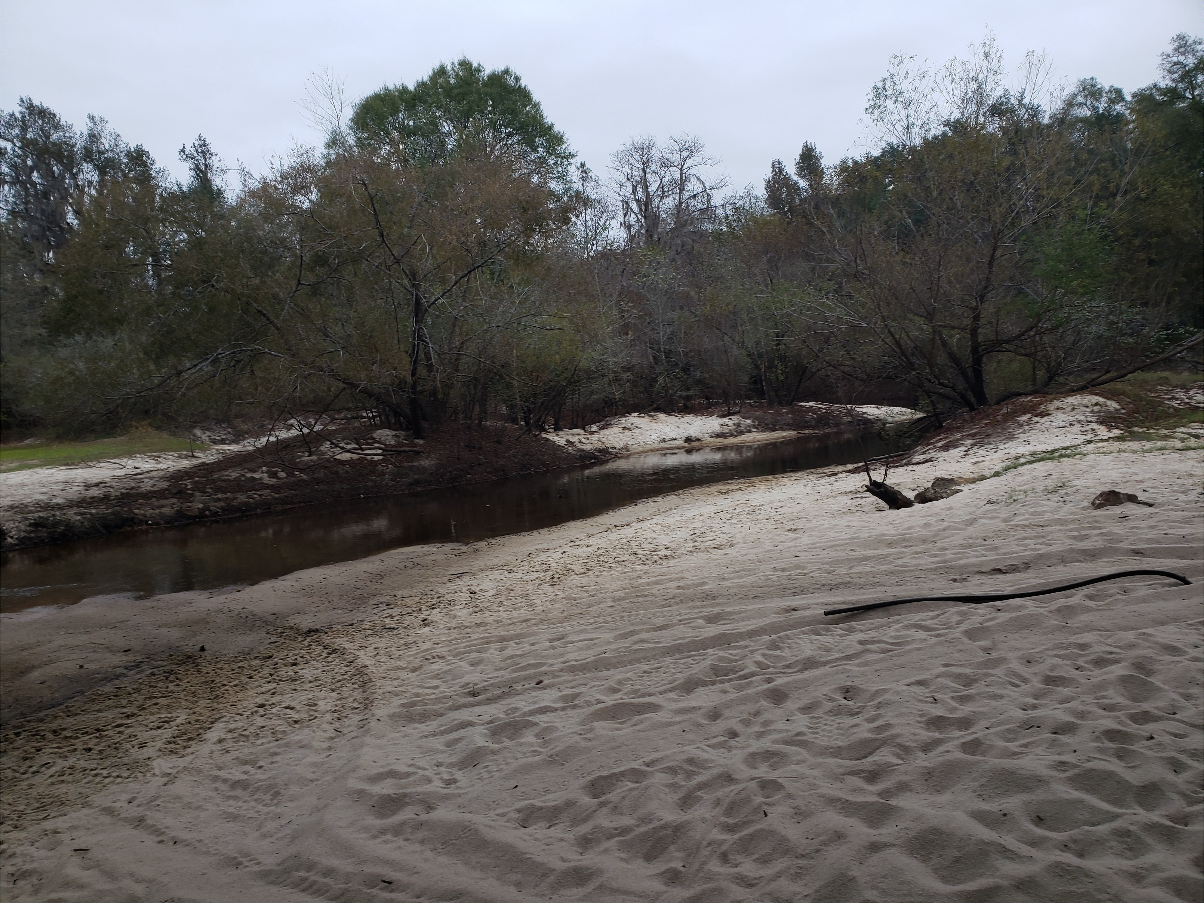 Folsom Bridge Landing upstream, Little River @ GA 122 2022-11-10